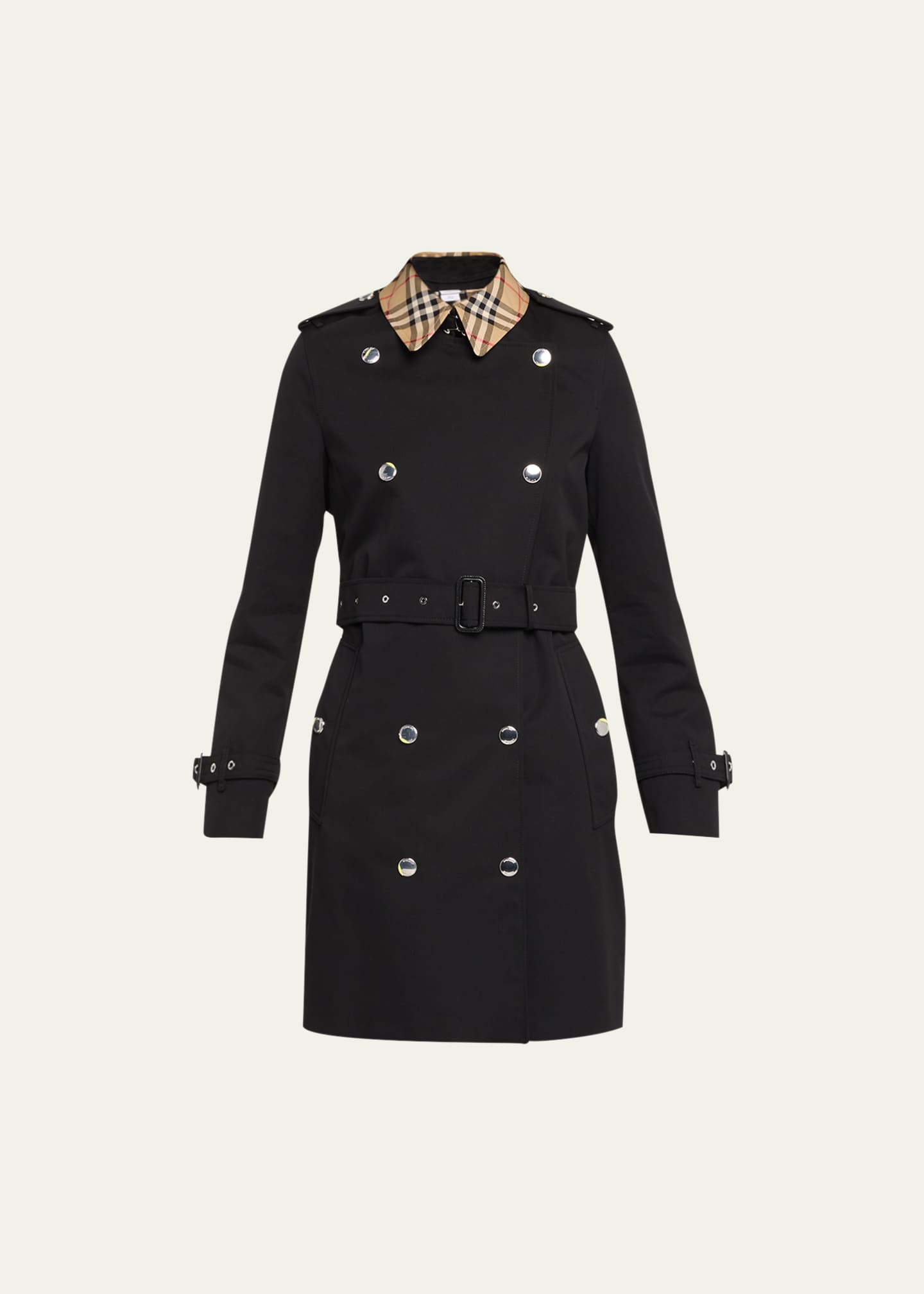 Burberry Montrose Belted Cotton Trench Coat - Bergdorf Goodman