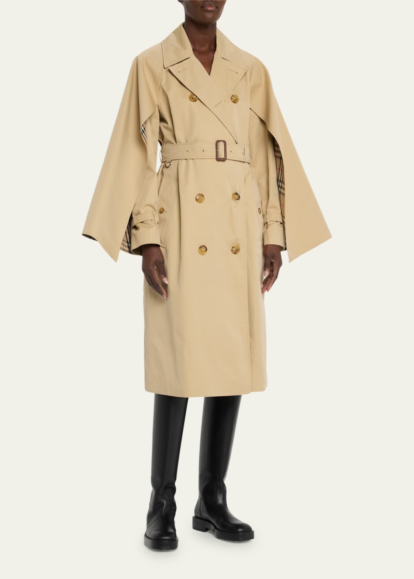 Burberry Cotness Double-Breast Trench Coat - Bergdorf Goodman