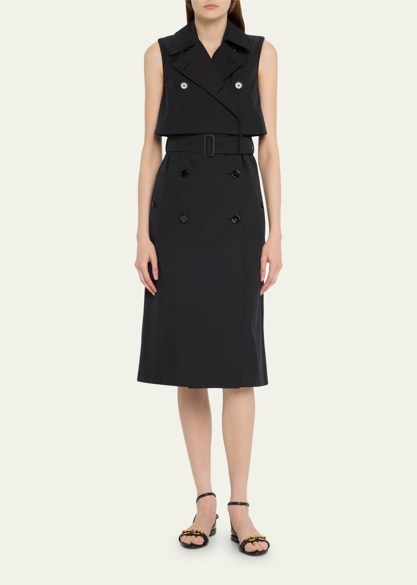 Burberry Mona Button Front Trench Dress Bergdorf Goodman
