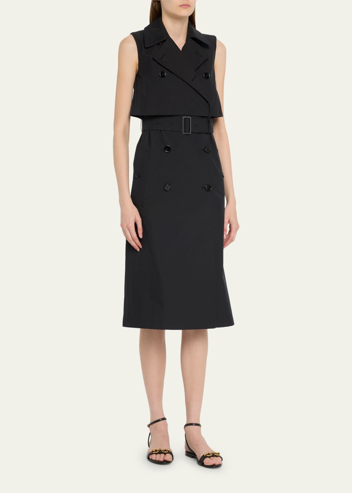 Burberry Mona Button Front Trench Dress Bergdorf Goodman