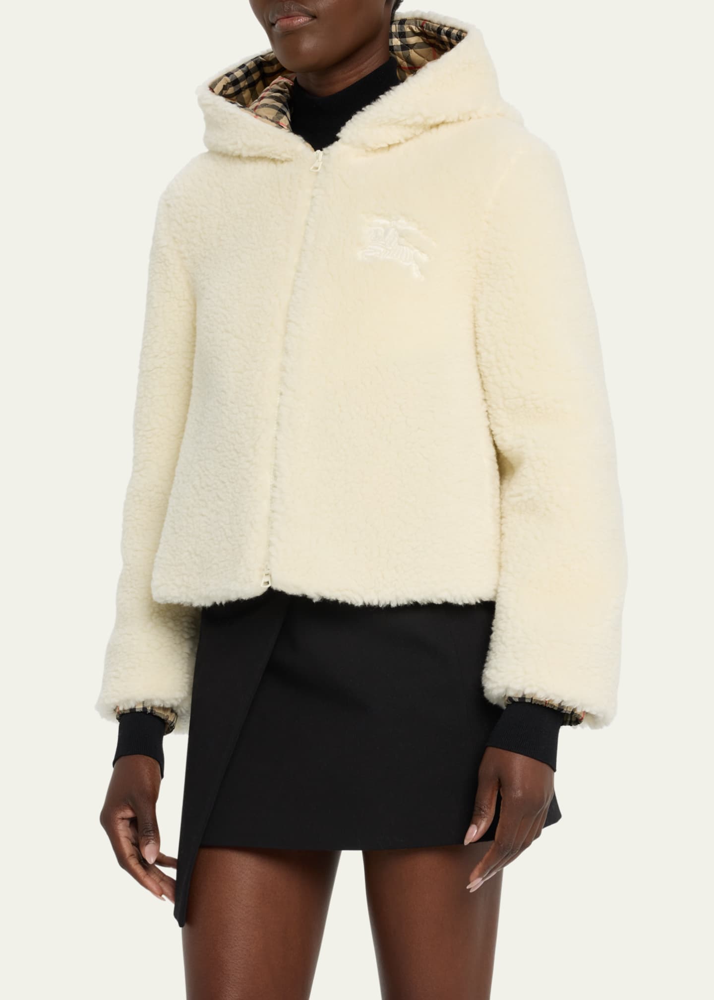 Burberry embroidered hooded store