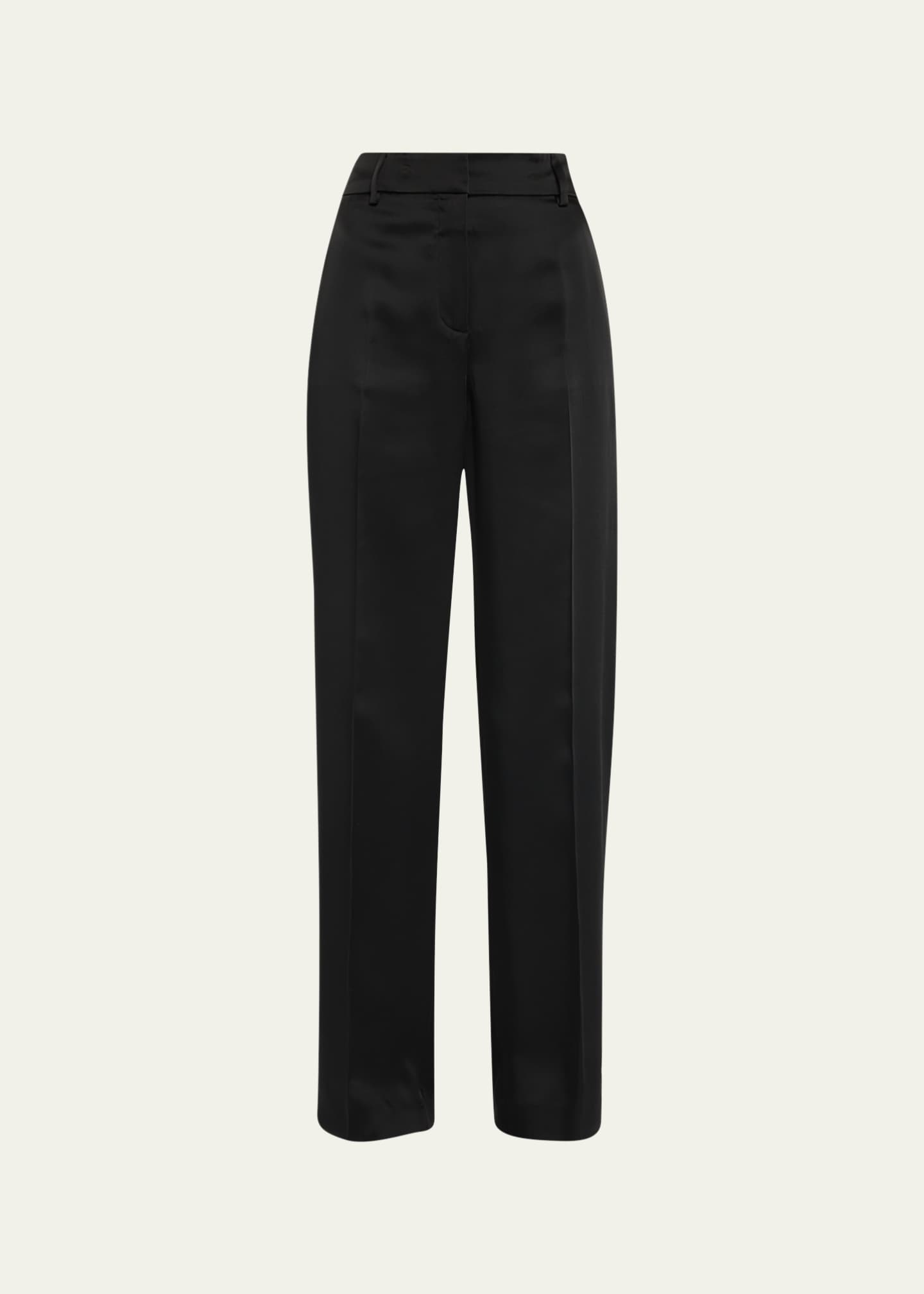 Burberry wide hotsell leg trousers
