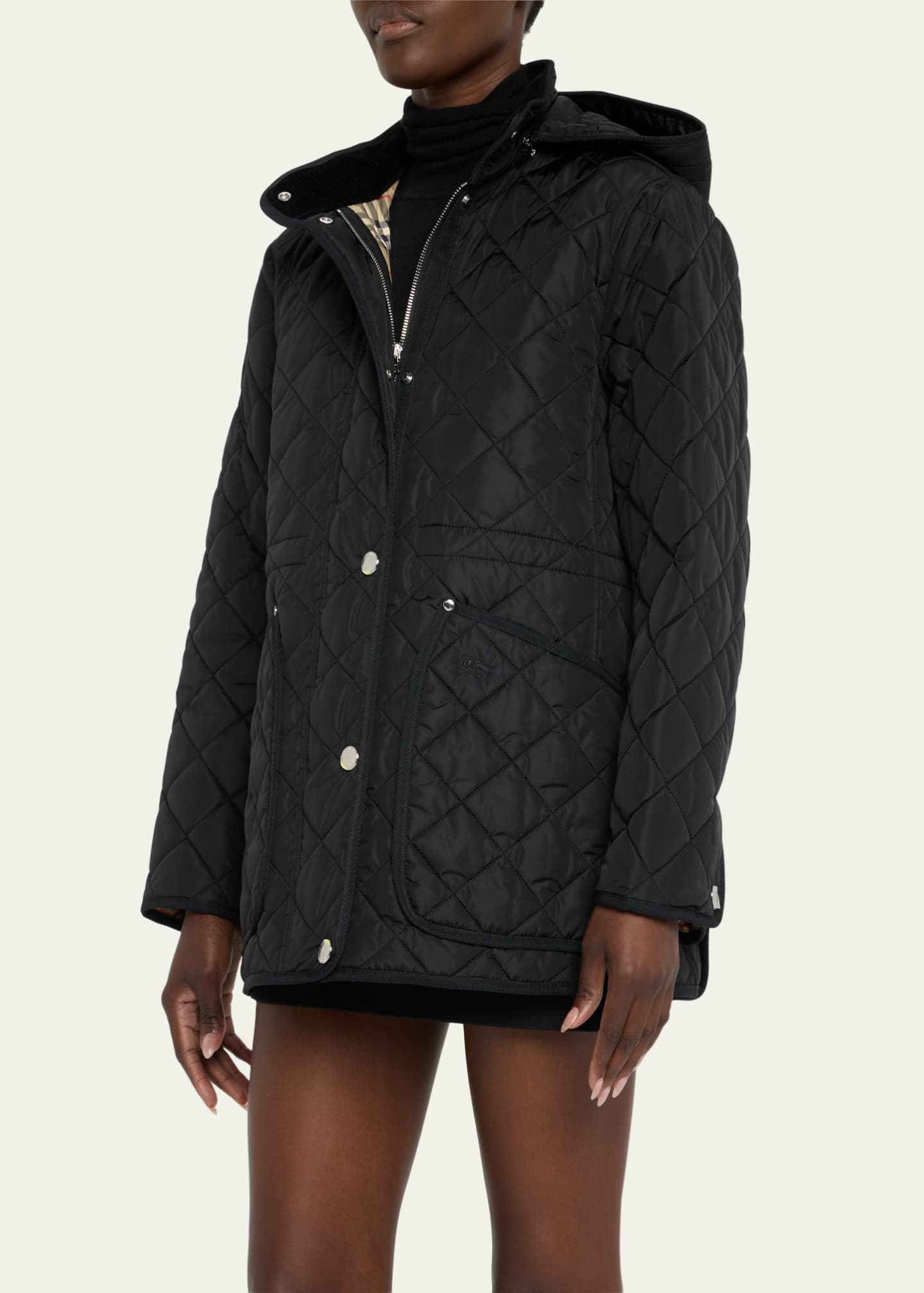 Burberry roxwell lightweight quilted parka store