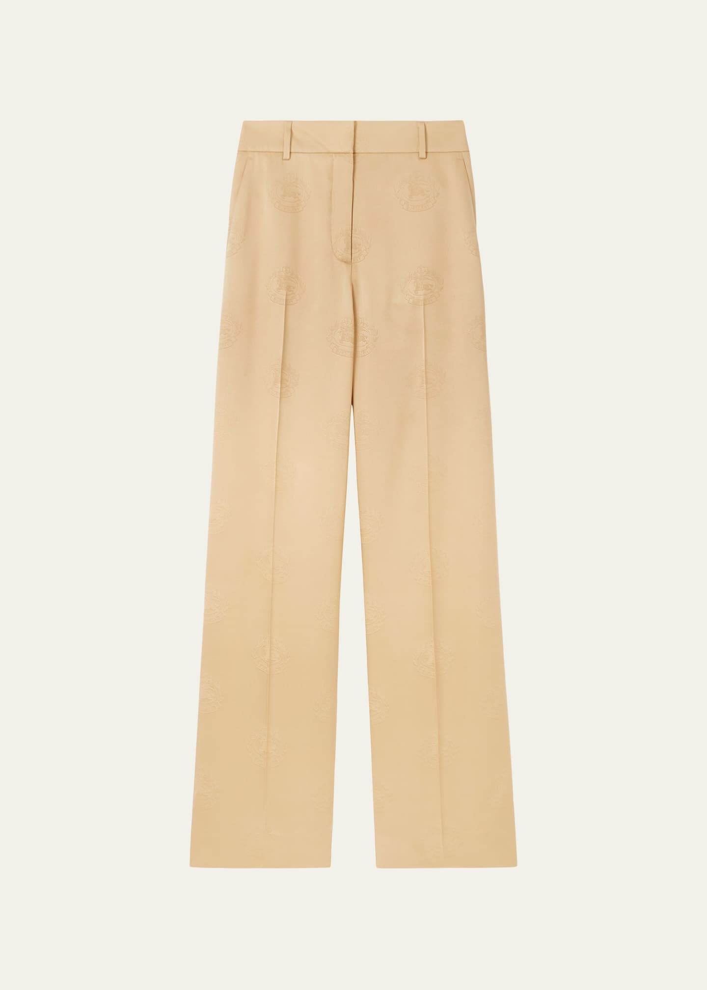 Burberry TB Straight-Leg Trousers Dusty Sand Men's - US