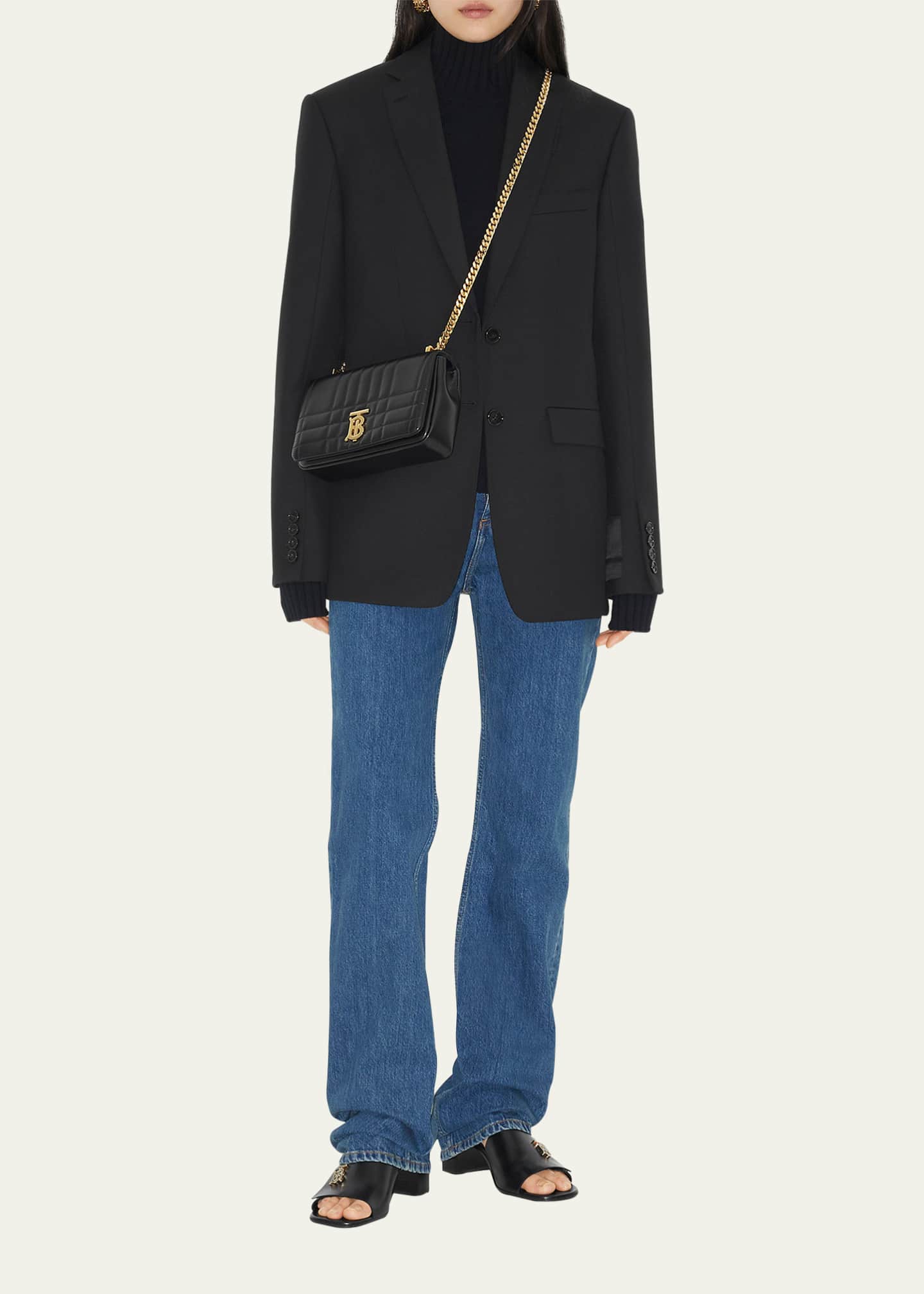Burberry Bergen Straight Leg Denim Jeans Bergdorf Goodman