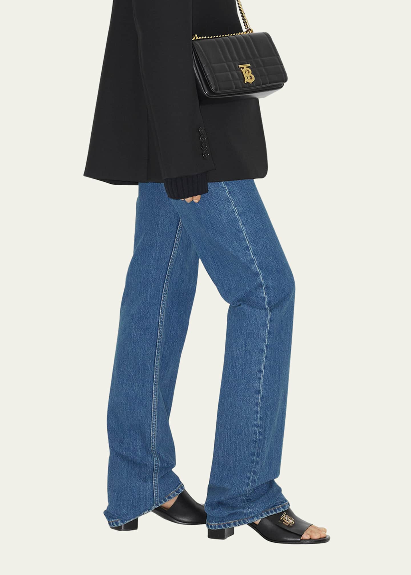 Burberry Bergen Straight Leg Denim Jeans