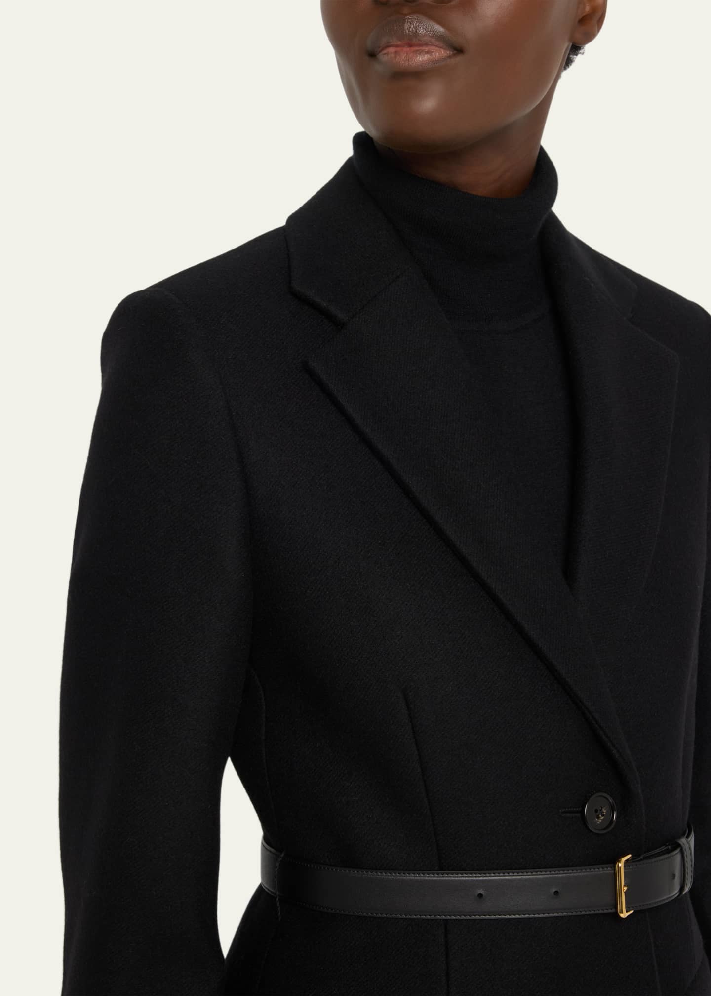 Burberry wool blend coat cheap