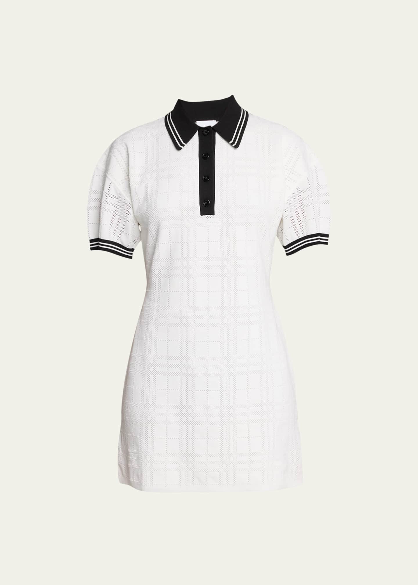 Burberry Eloisa Check Polo Shirtdress Bergdorf Goodman