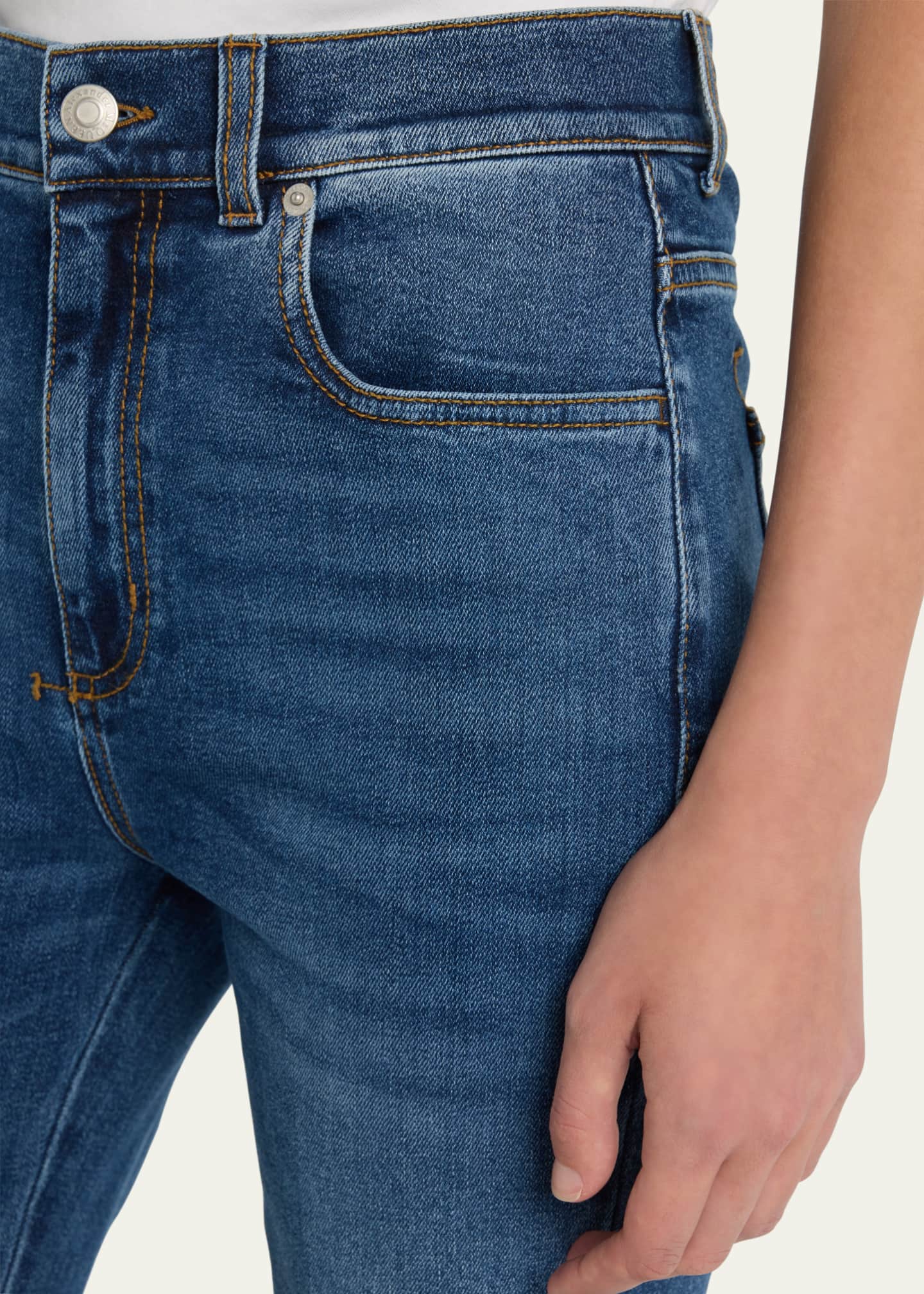 McQueen Boot-Cut Leg Denim Pants Image 5 of 5