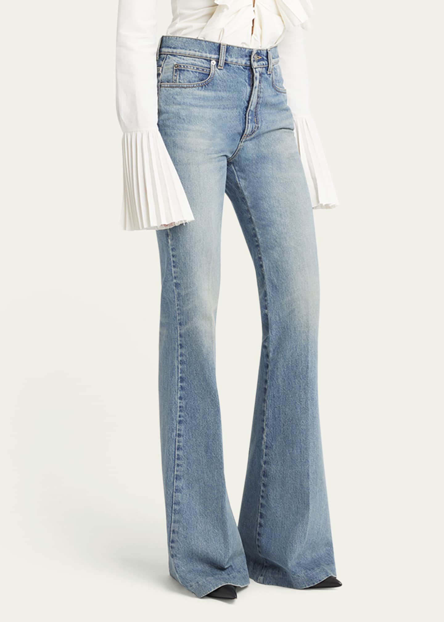 McQueen Boot-Cut Leg Denim Pants Image 4 of 5