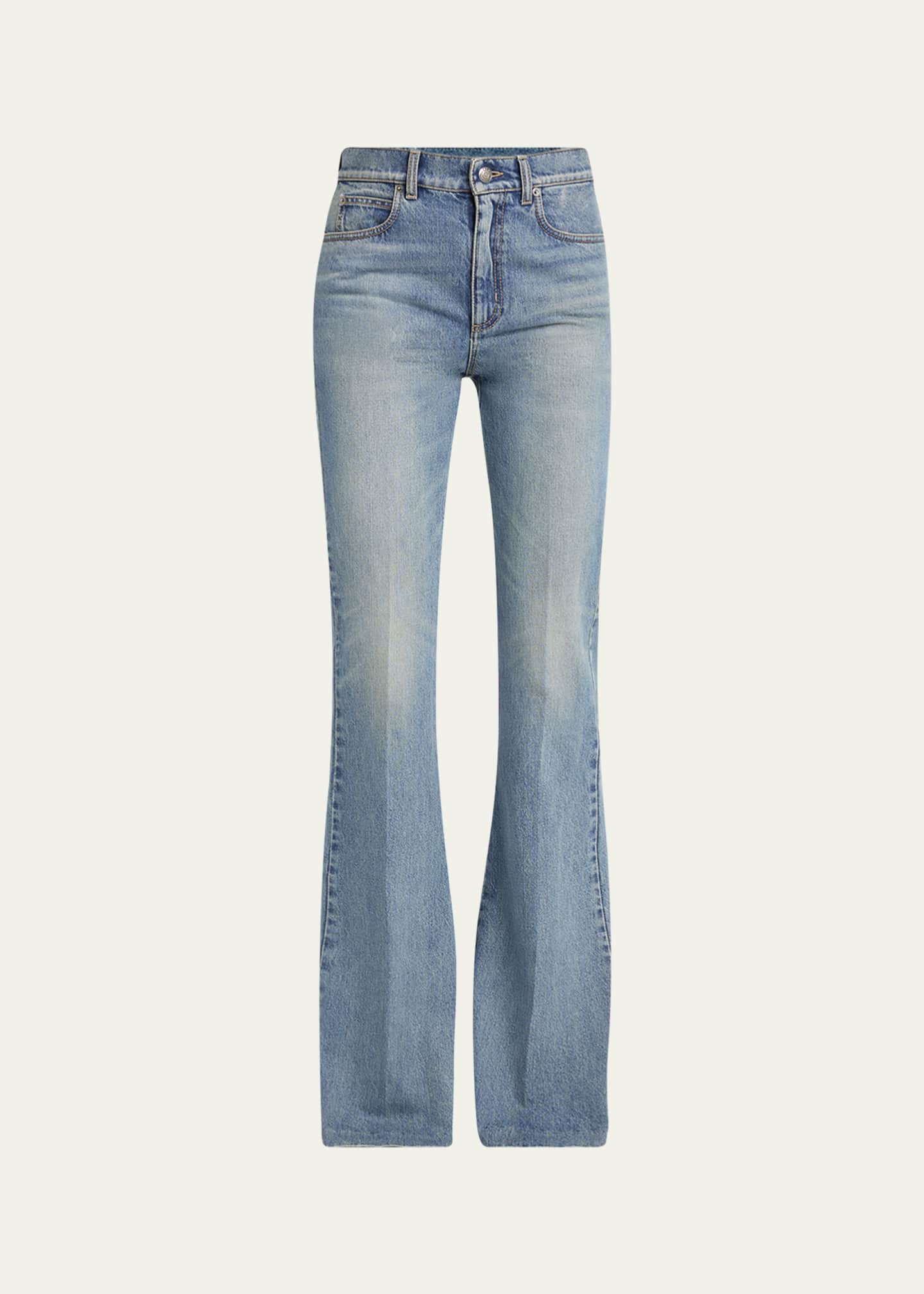 McQueen Boot-Cut Leg Denim Pants Image 1 of 5