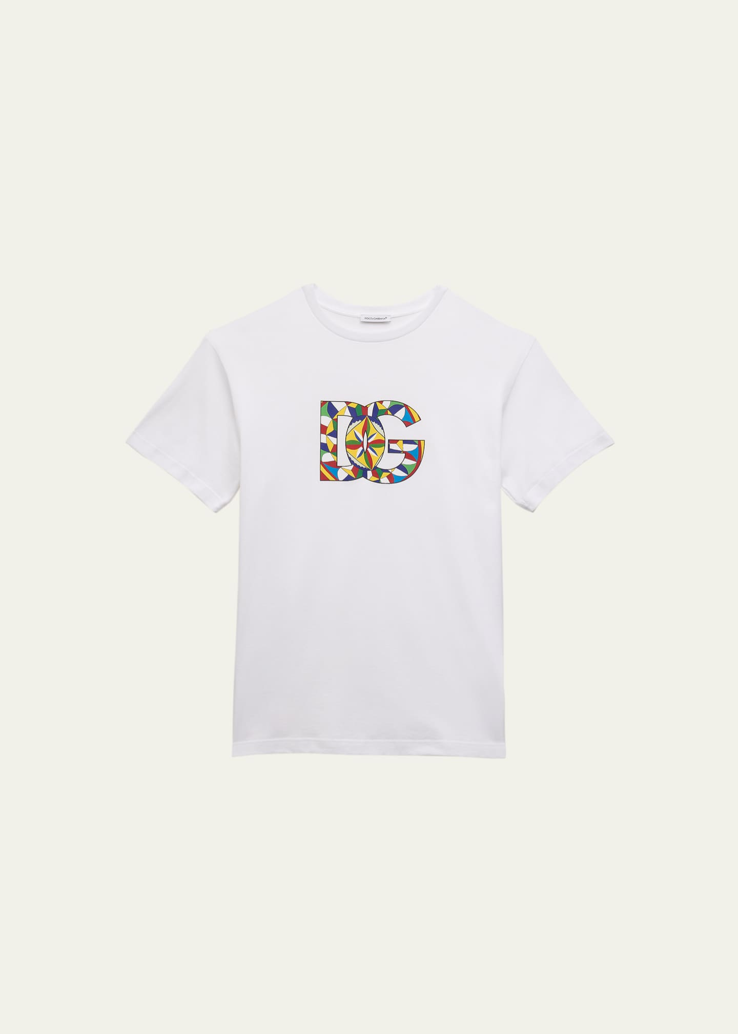 Dolce&Gabbana Boy's Logo Print T-Shirt, Size 2-12 - Bergdorf Goodman