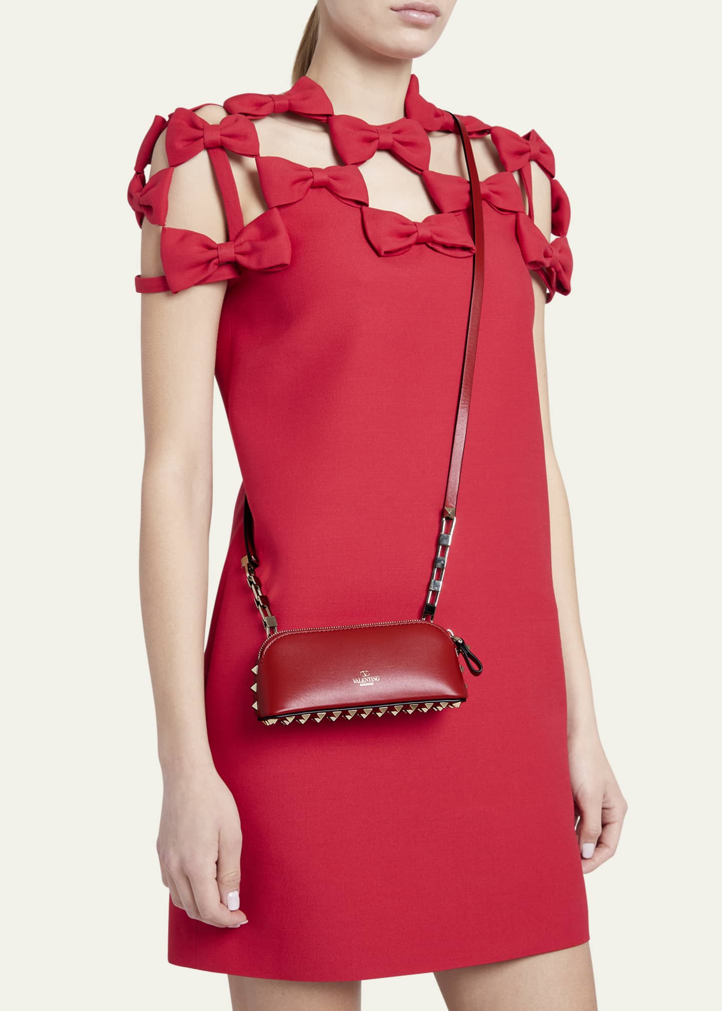 Valentino clutch bag red sales