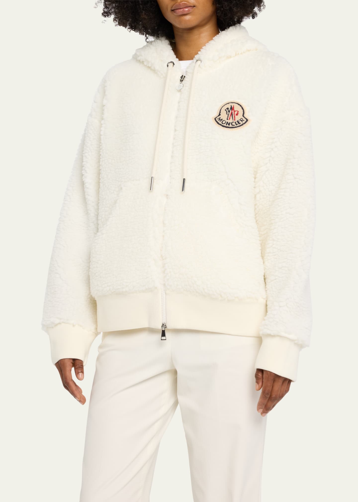 Moncler sherpa hoodie outlet
