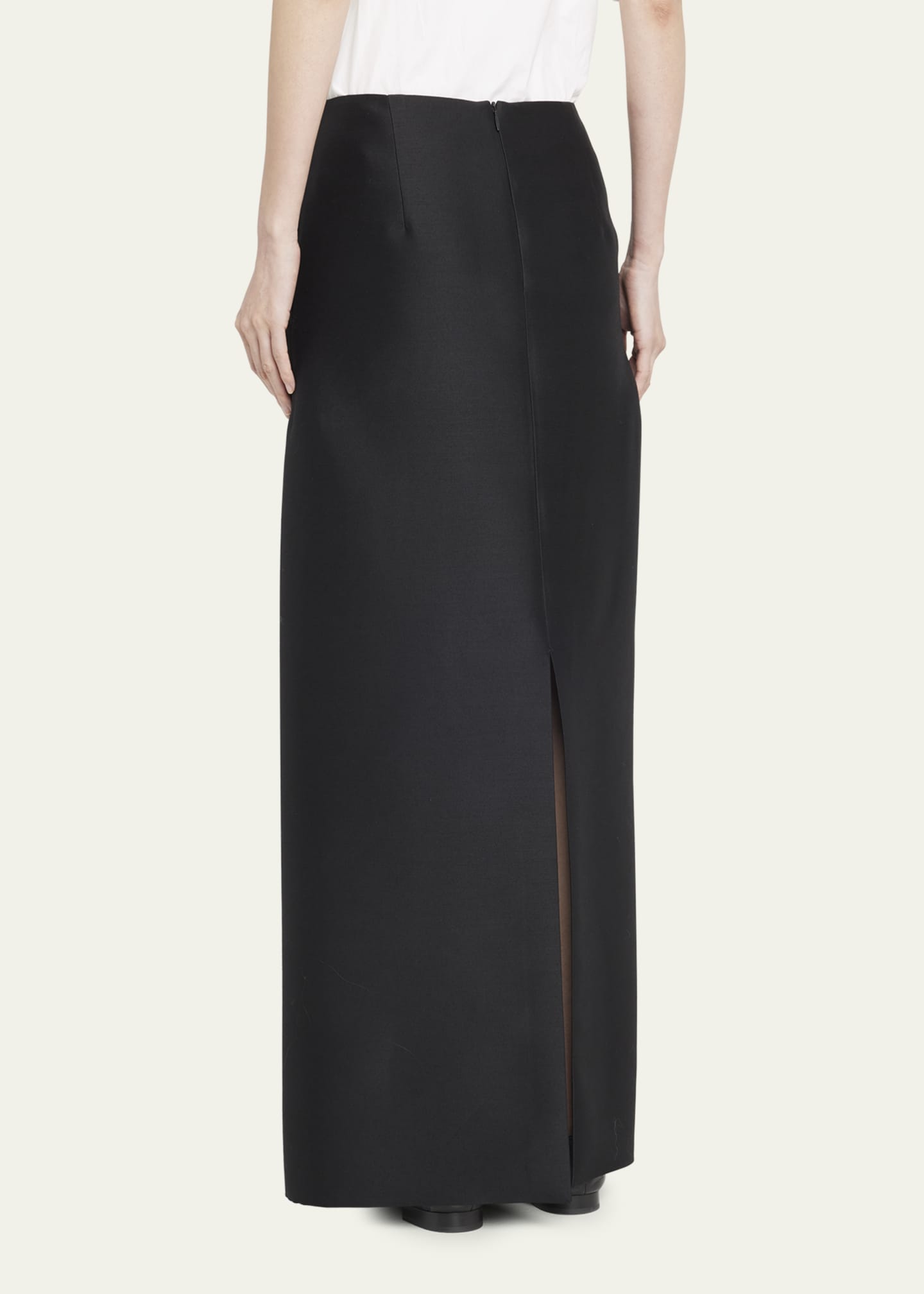 THE ROW Colt Column Wool Skirt Bergdorf Goodman