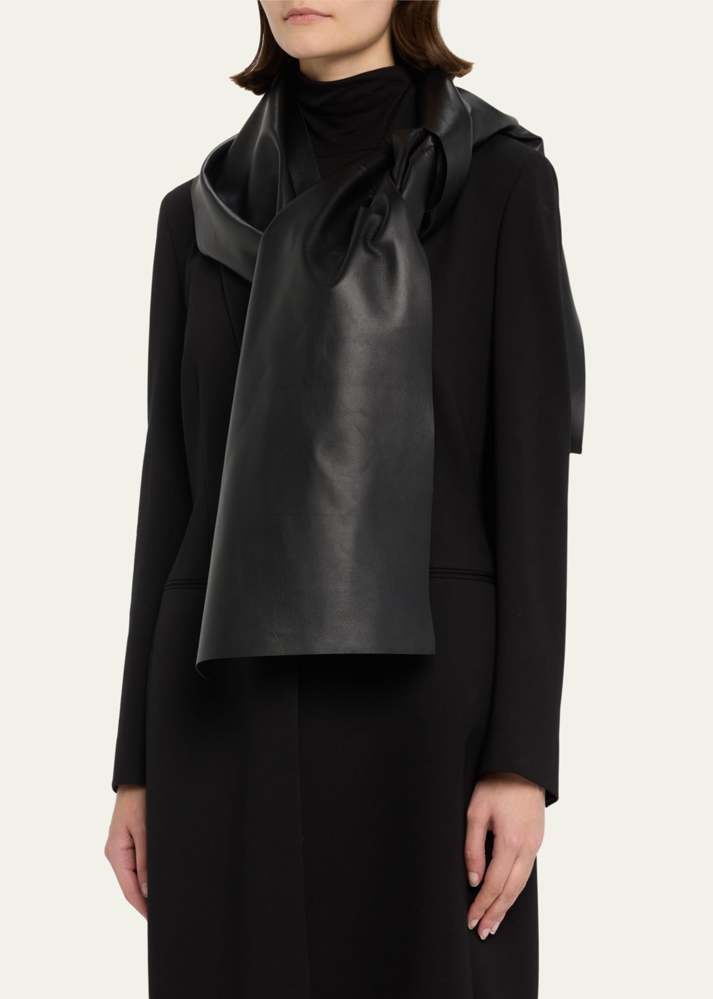 Leather scarf sale