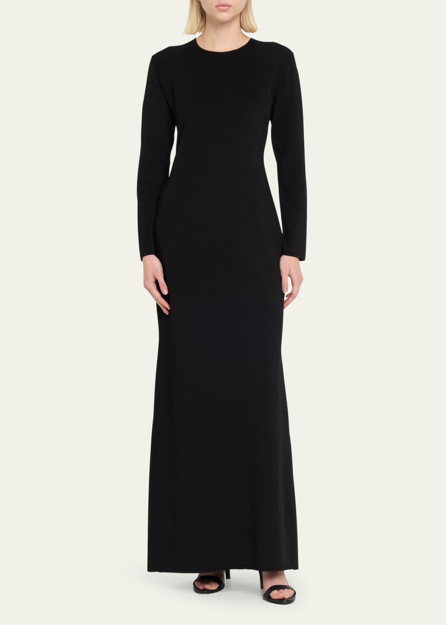 THE ROW Claudias Long-Sleeve Maxi Dress - Bergdorf Goodman