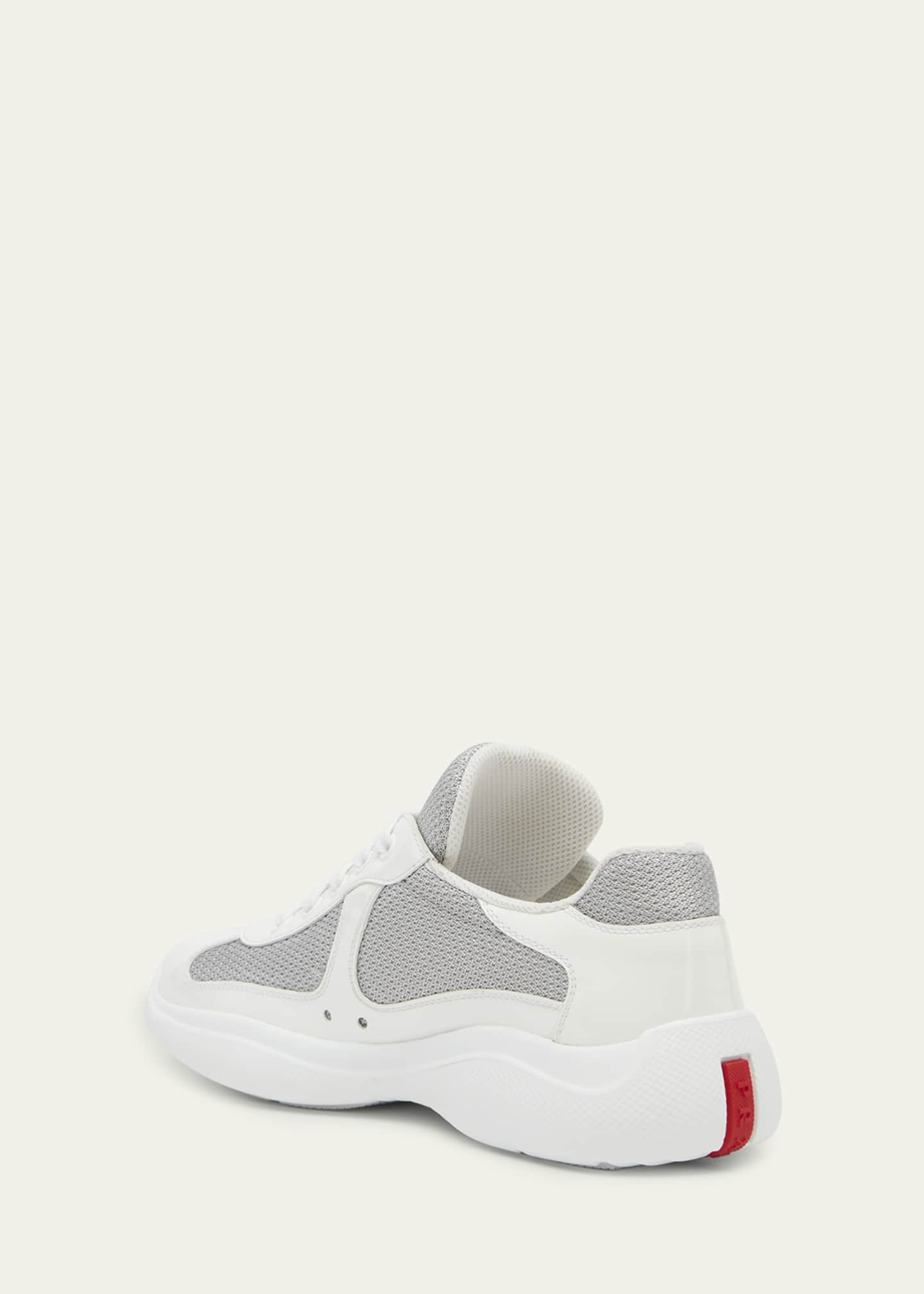 Prada America's Cup Vernice Patent Runner Sneakers Image 4 of 5