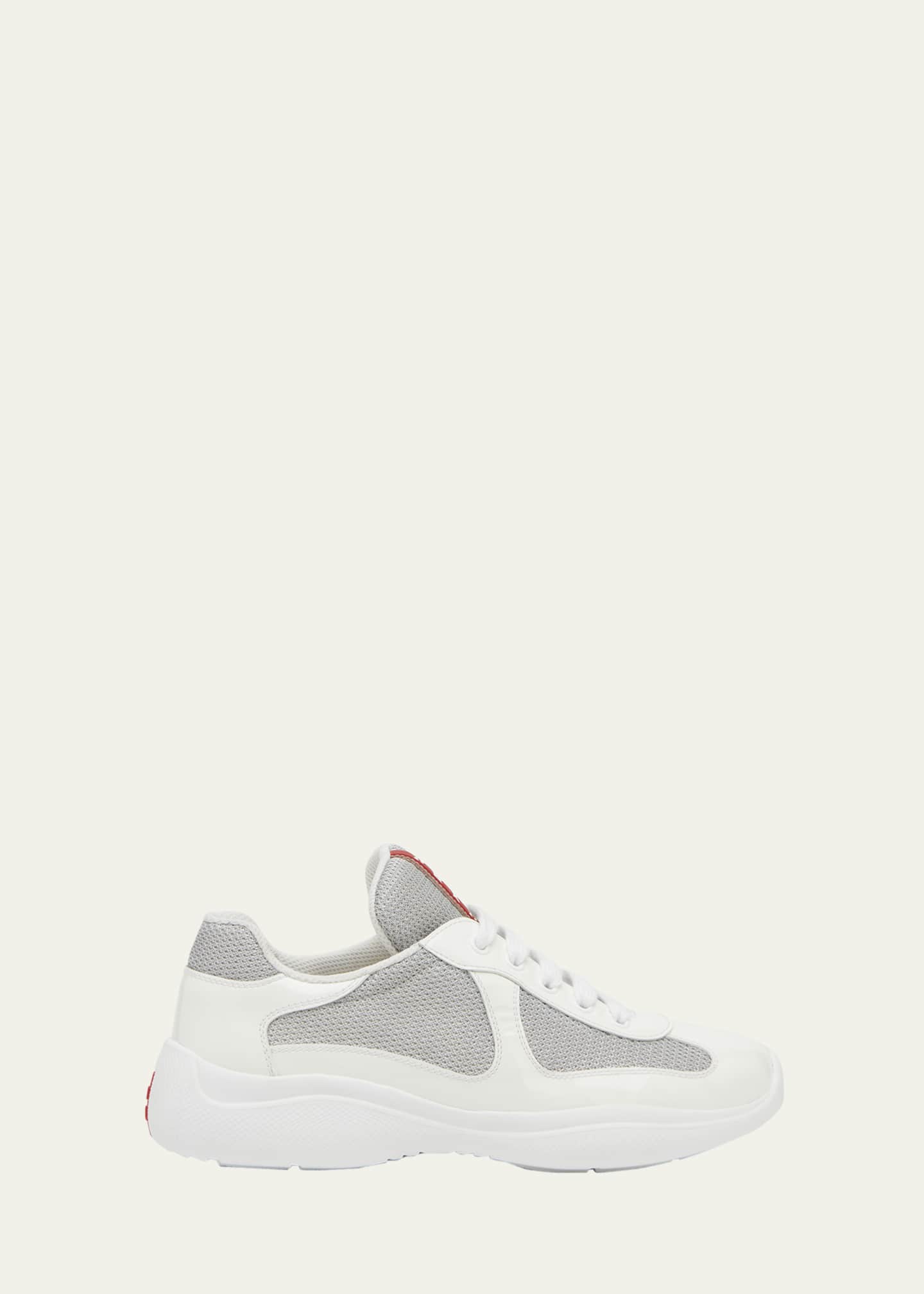 Prada America's Cup Vernice Patent Runner Sneakers Image 1 of 5