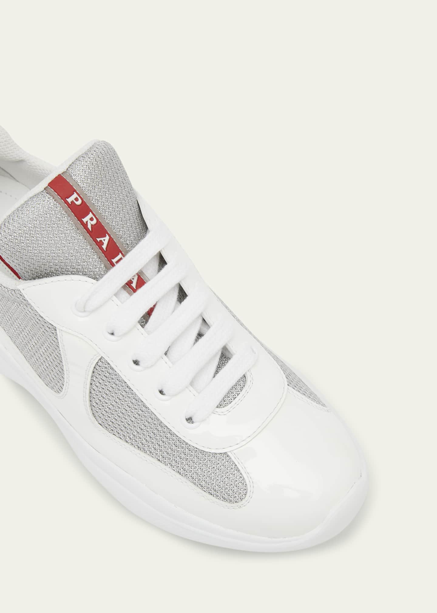 Prada America's Cup Vernice Patent Runner Sneakers Image 5 of 5