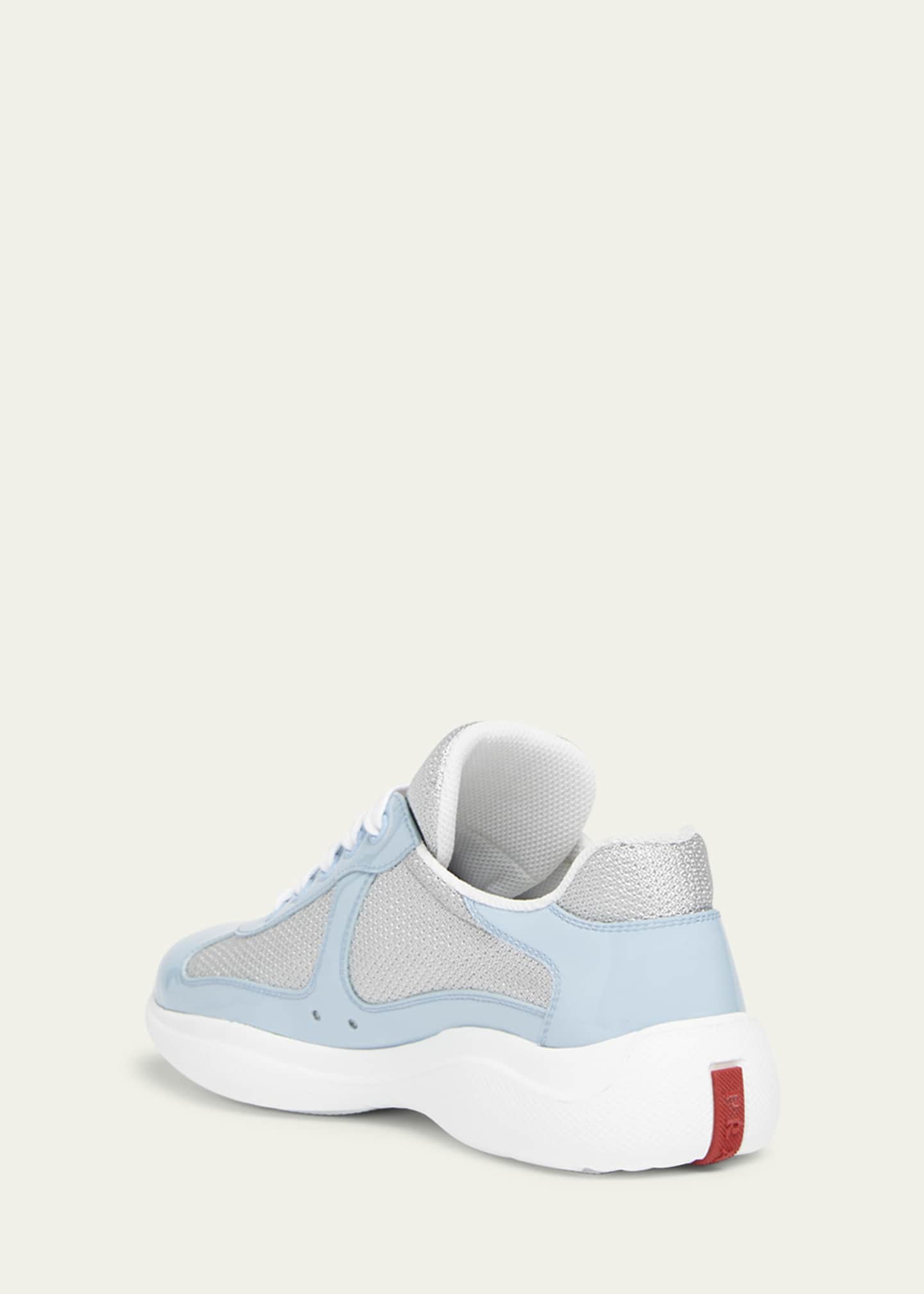 Prada America's Cup Vernice Patent Runner Sneakers Image 4 of 5