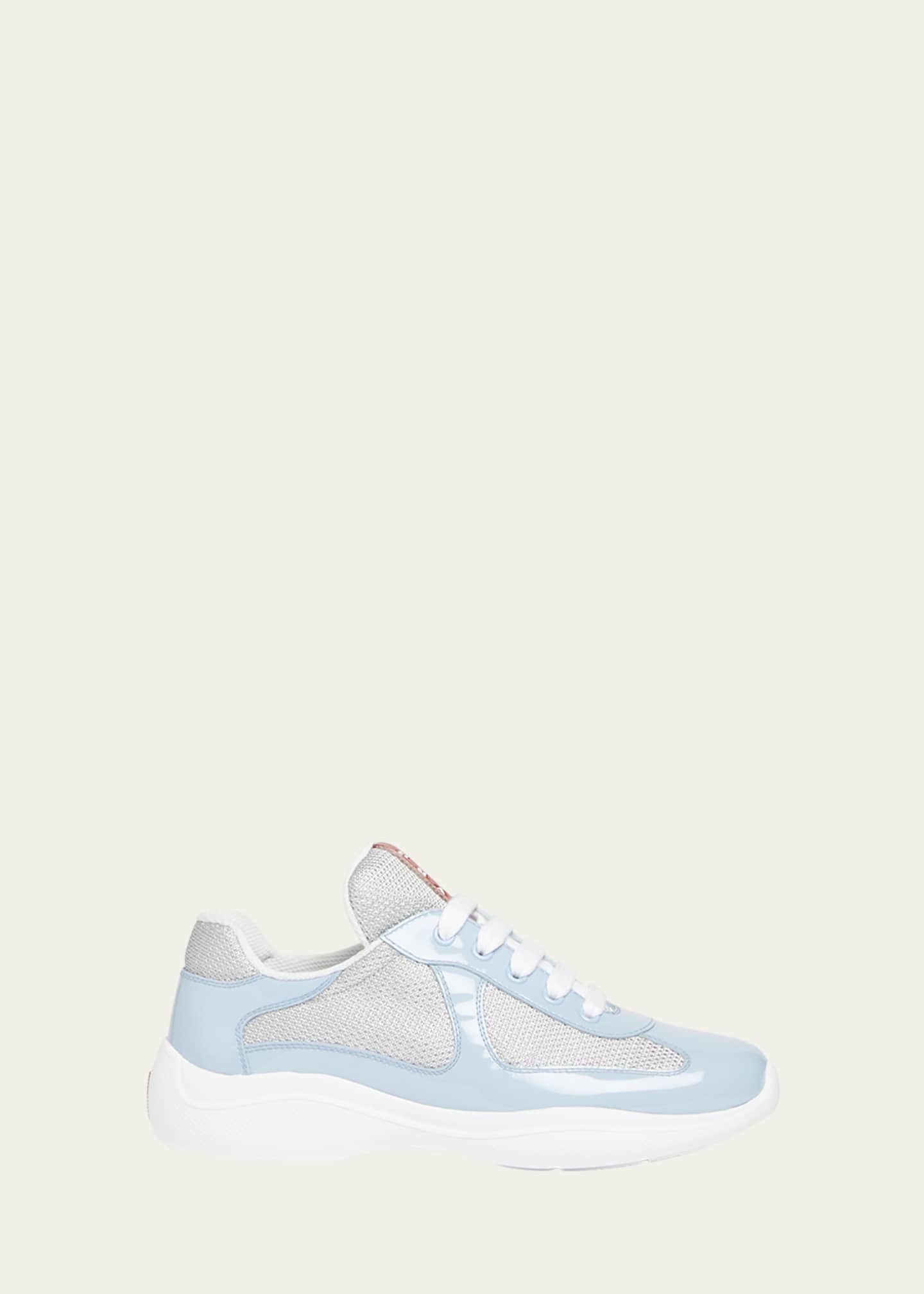 Prada America's Cup Vernice Patent Runner Sneakers Image 1 of 5