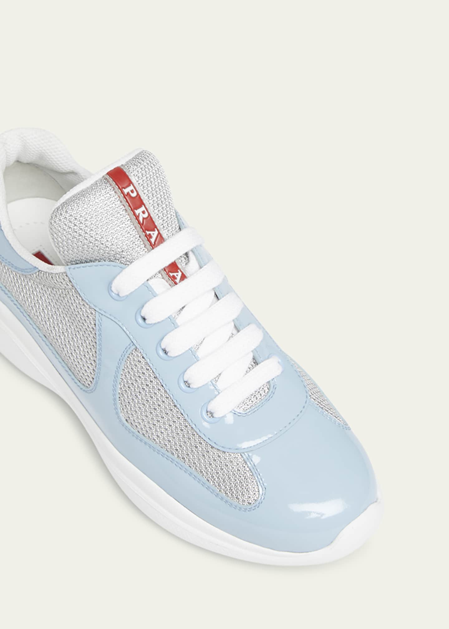 Prada America's Cup Vernice Patent Runner Sneakers Image 5 of 5