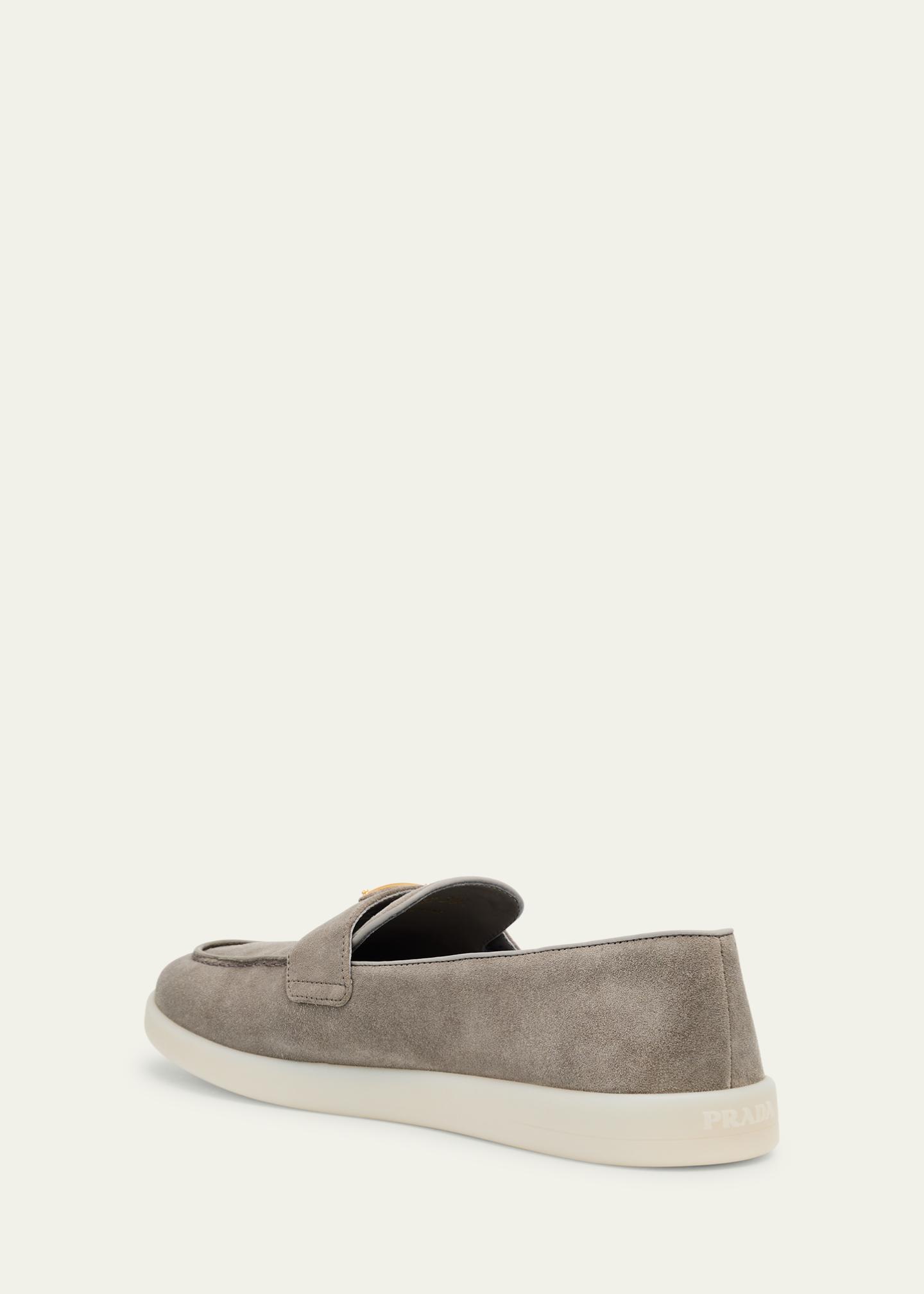 Prada Saint Tropez Suede Loafers - Bergdorf Goodman