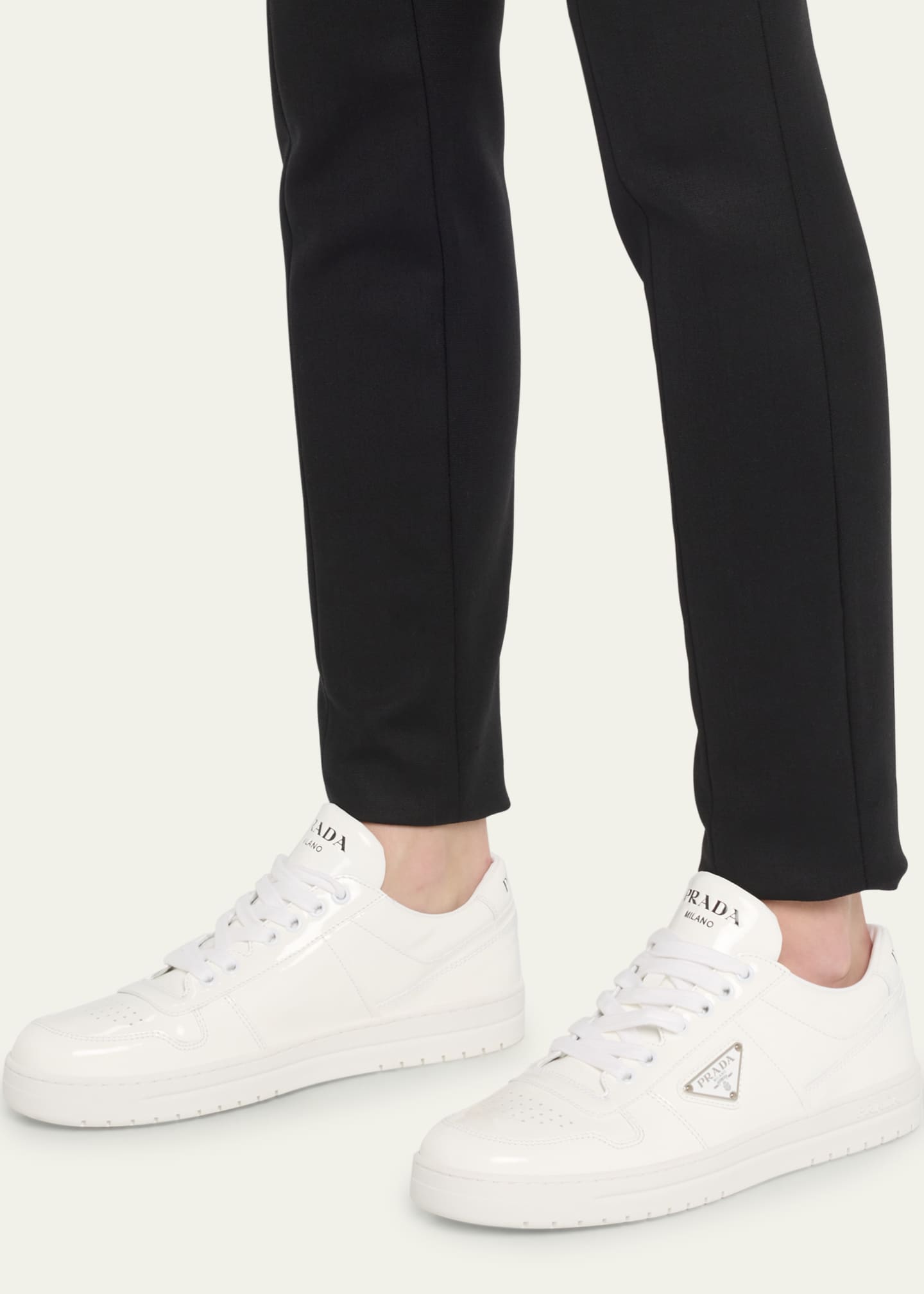 Prada leather sneakers sale