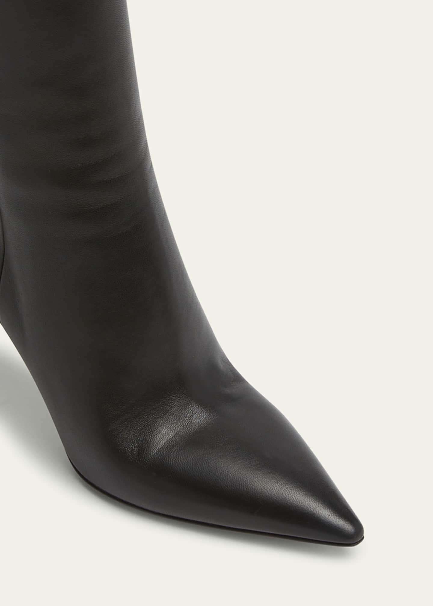 Prada Napa Stiletto Ankle Booties Image 5 of 5
