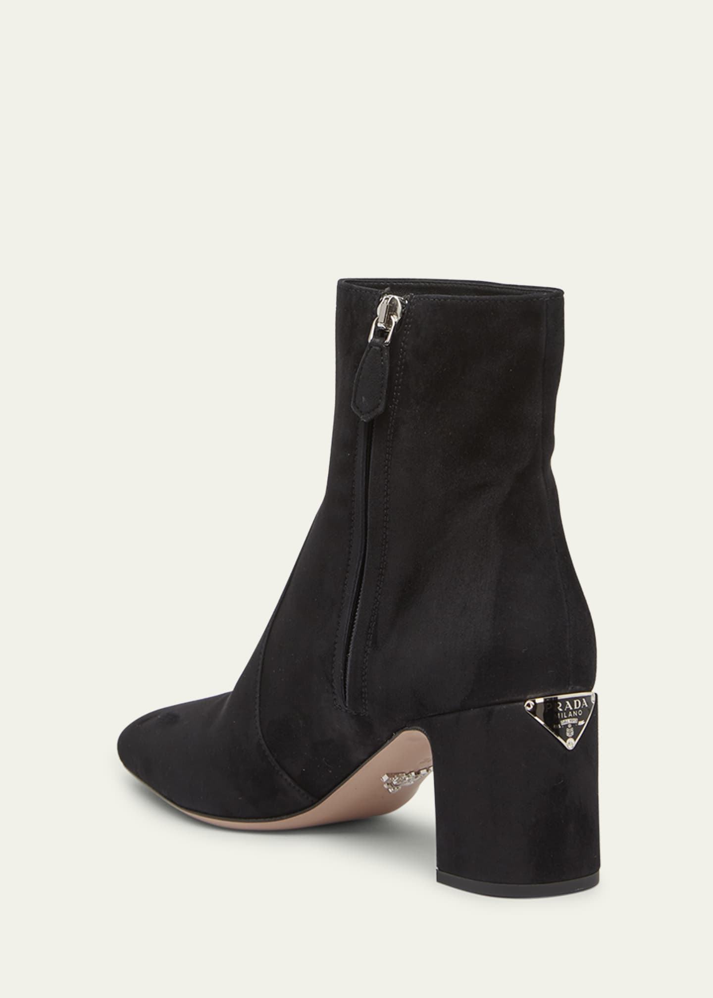 Prada suede discount ankle boots