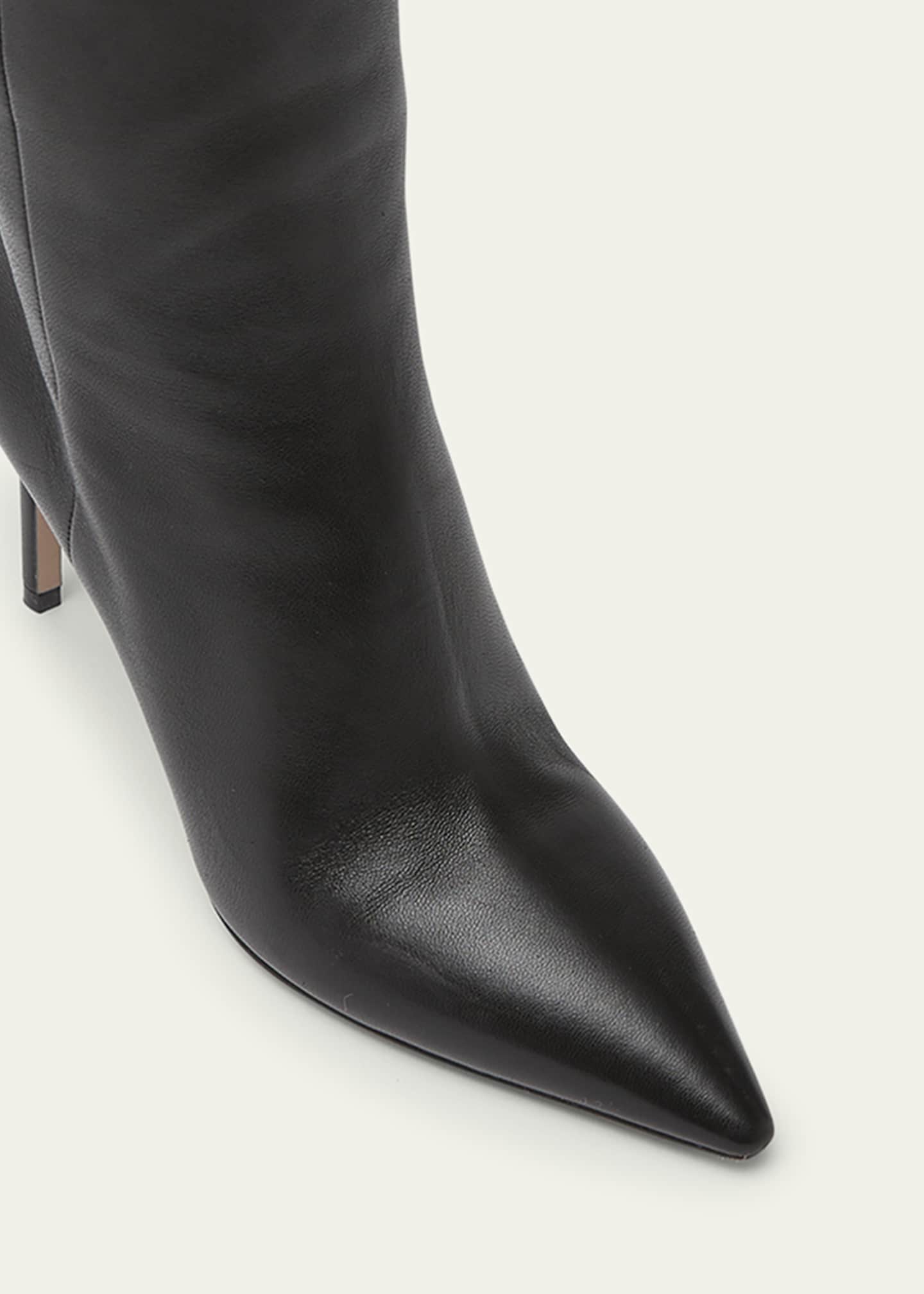 Prada Napa Stiletto Knee Boots Image 4 of 4