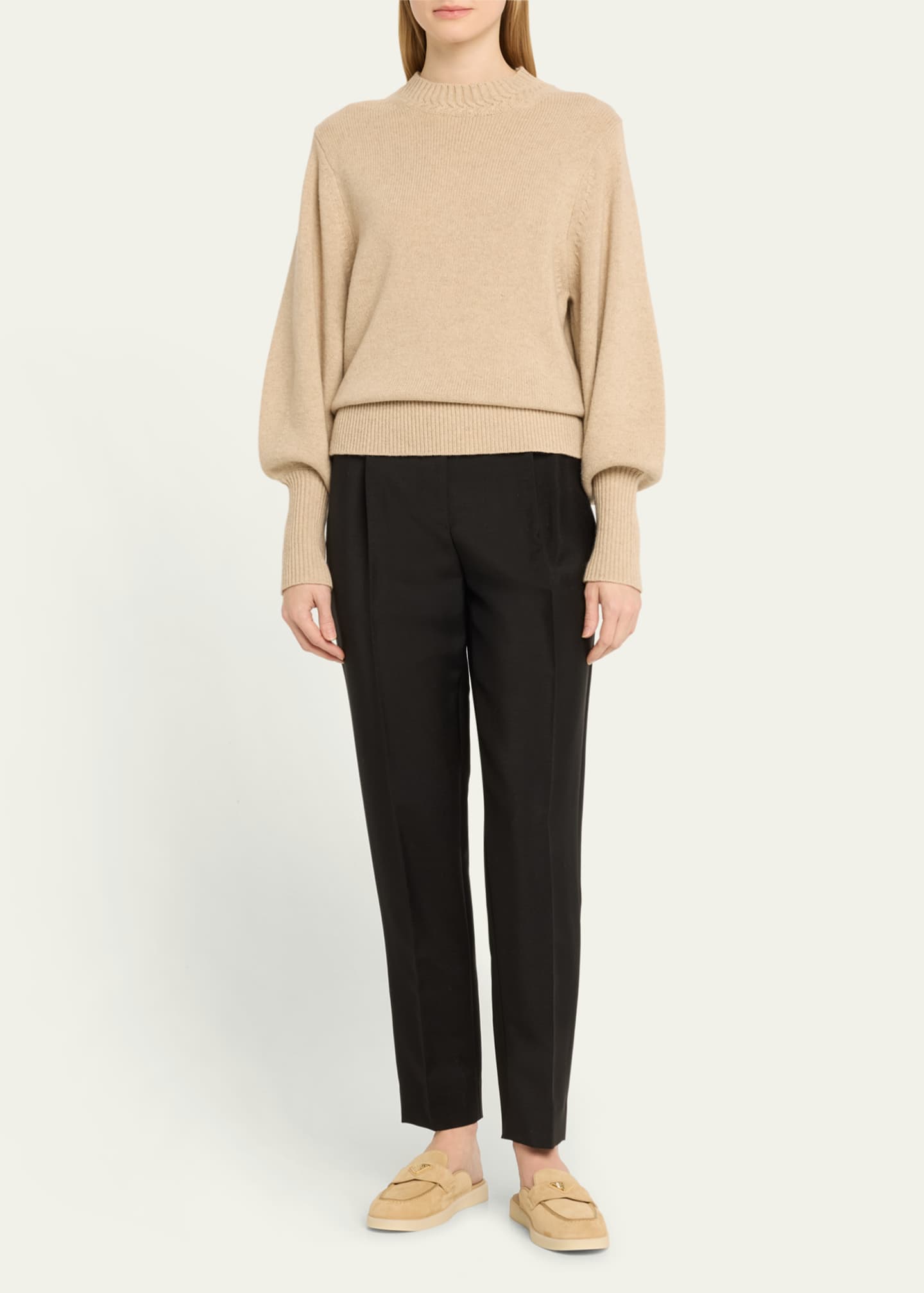Prada suede mules top