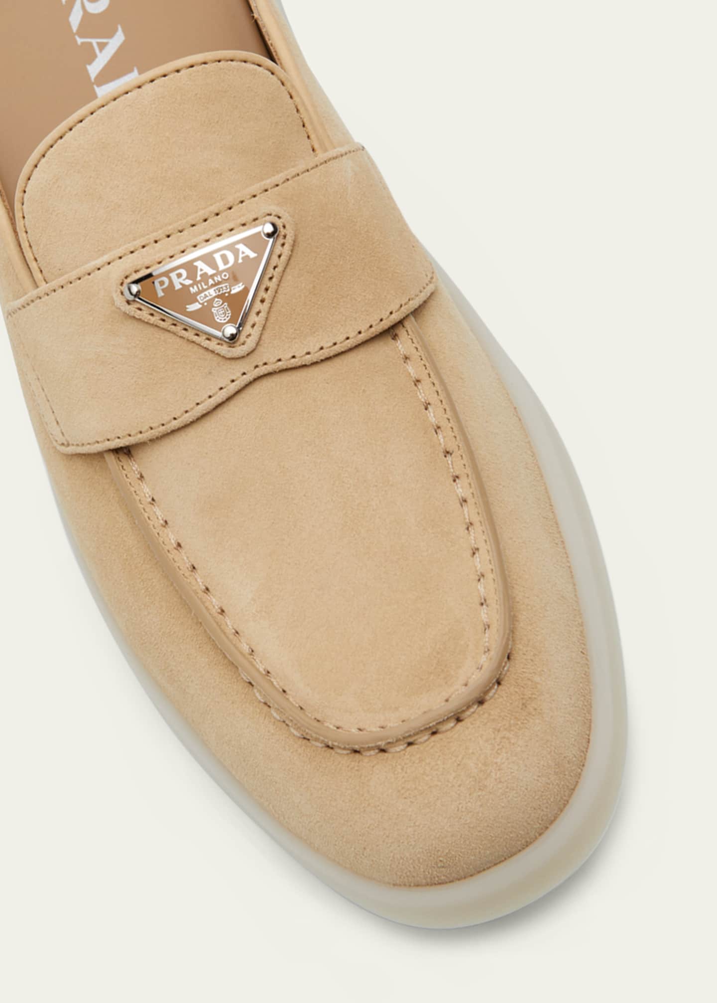 Prada top beige shoes