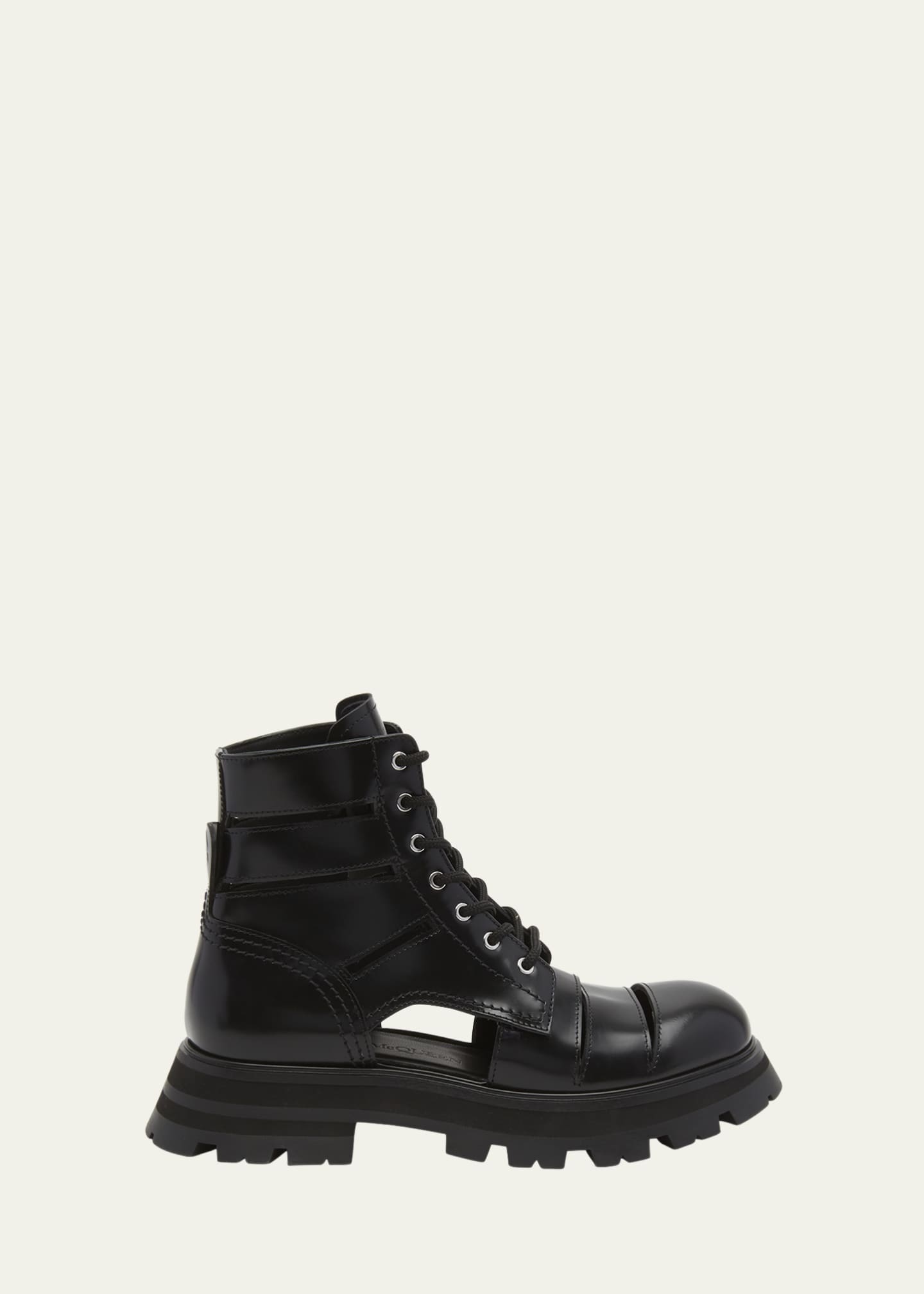 Griffin leather cutout bootie hotsell