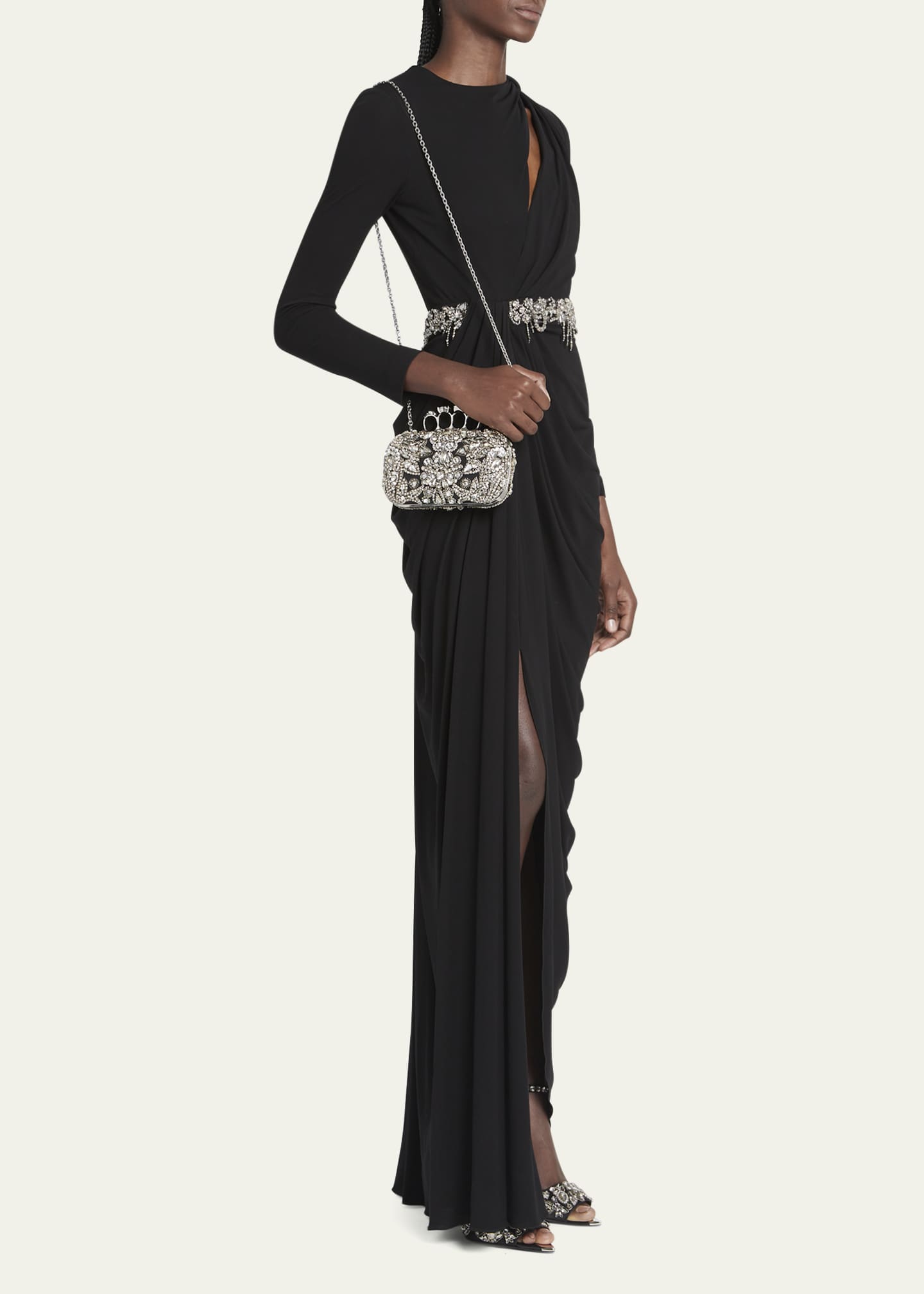 Alexander mcqueen evening bag sales