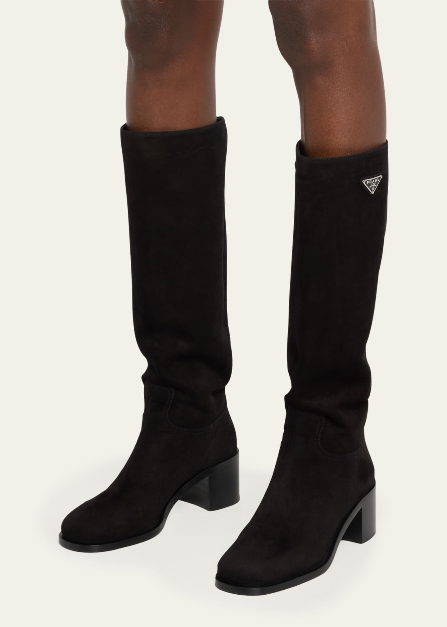 Prada high heel boots store