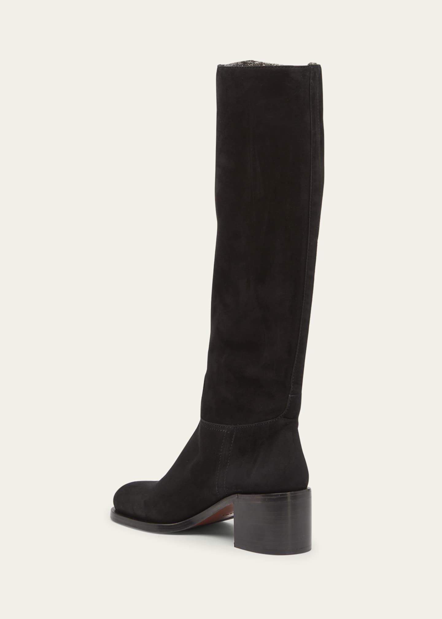 Prada suede over the knee boots hotsell