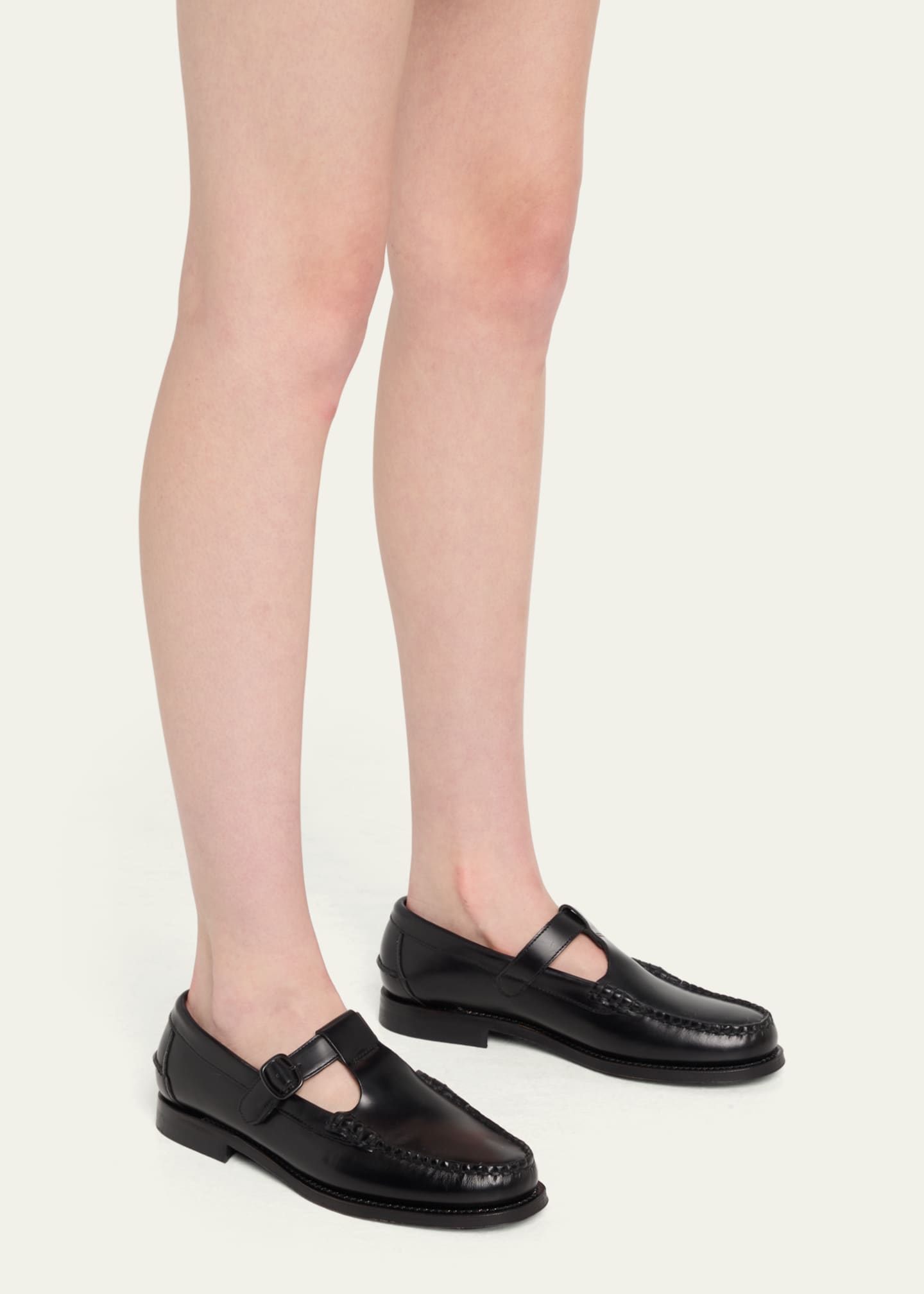 T cheap strap loafers