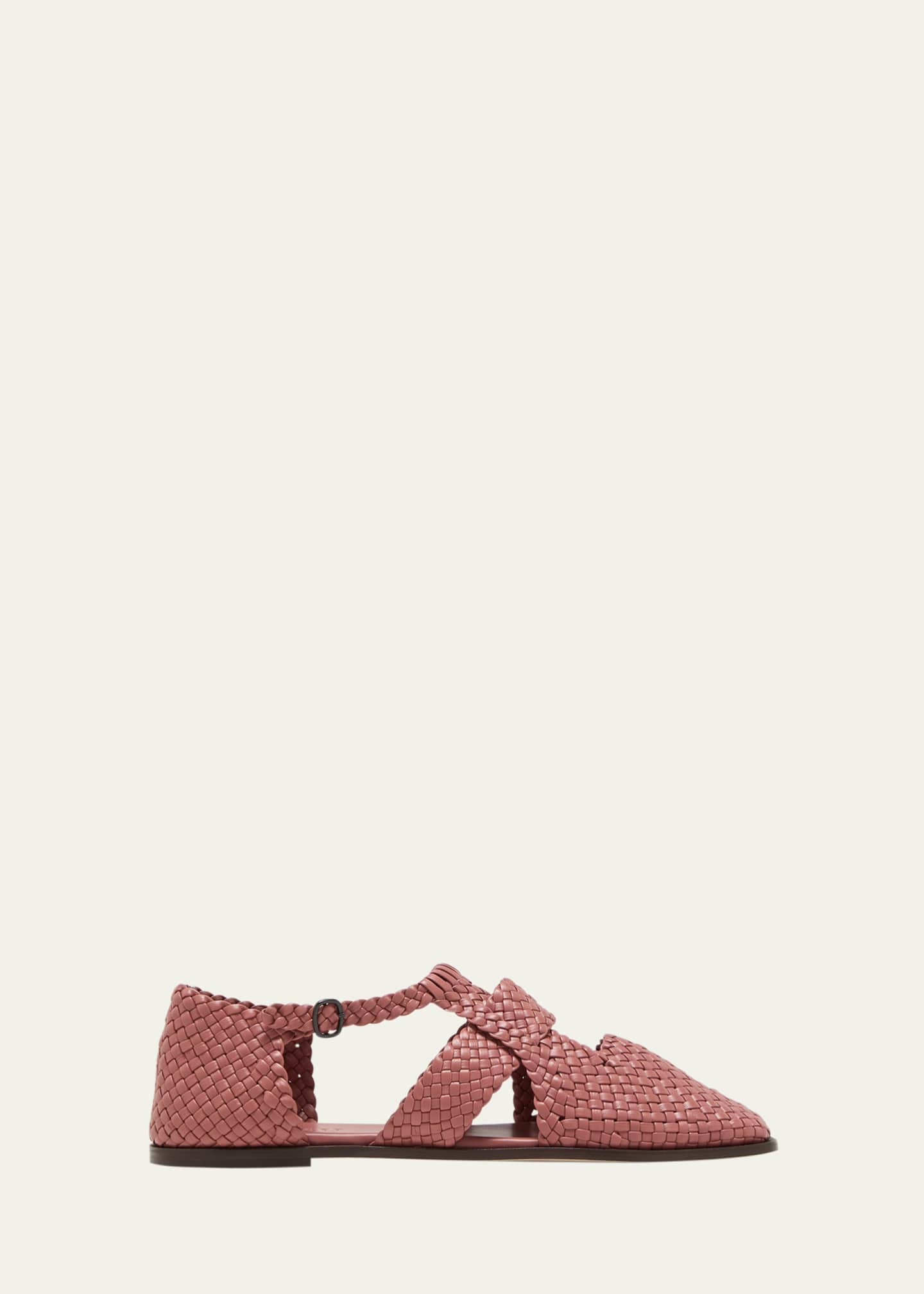 HEREU Serra Woven Leather Fisherman Sandals