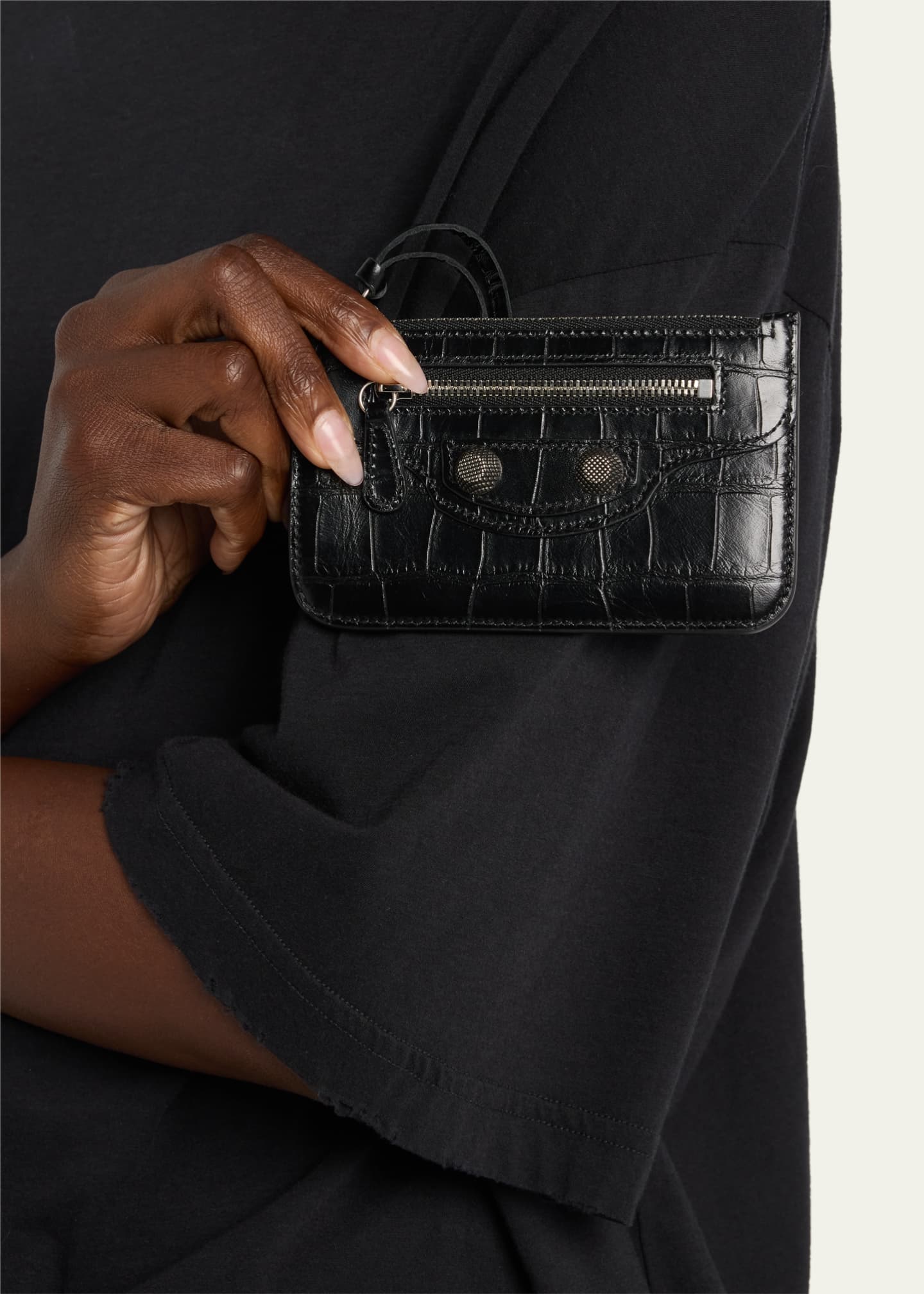 Balenciaga card holder sale sale