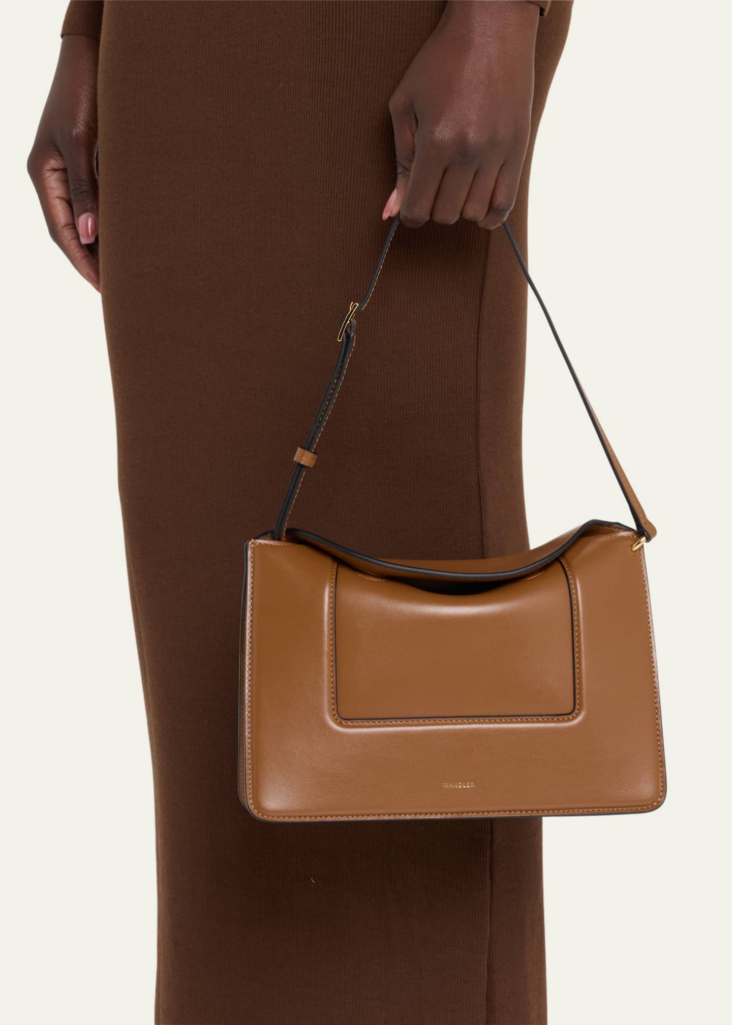 Wandler Penelope FoldOver Flap Leather Shoulder Bag Bergdorf Goodman