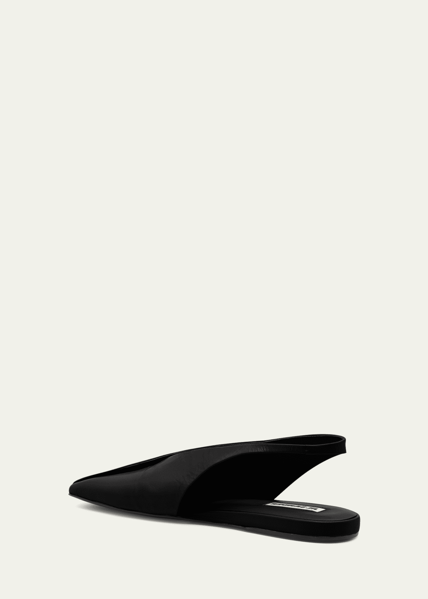 jil sander square toe flats