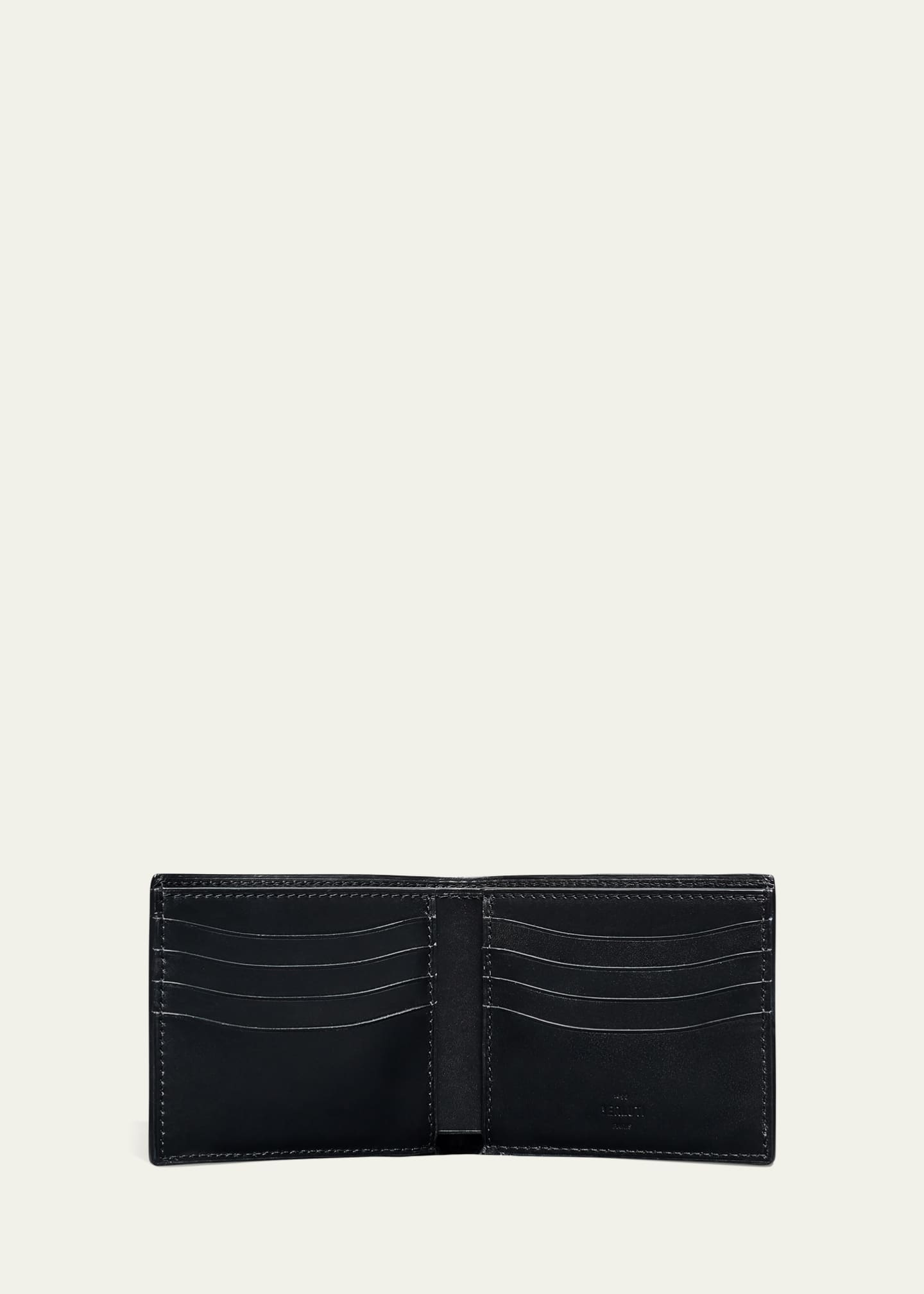 Berluti Men's Makore Scritto Leather Bifold Wallet Image 3 of 3