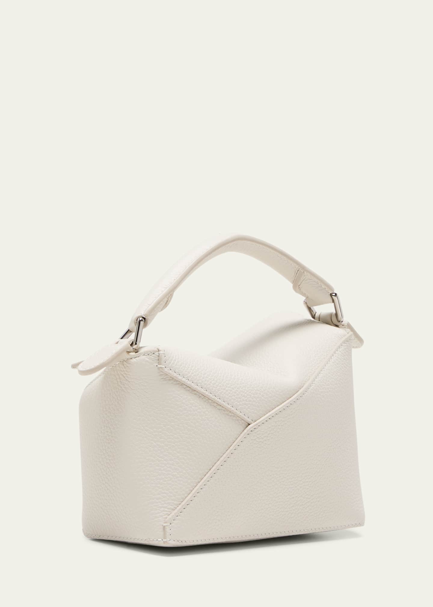 Loewe Puzzle Edge Mini Top-Handle Bag in Grained Leather Image 3 of 6