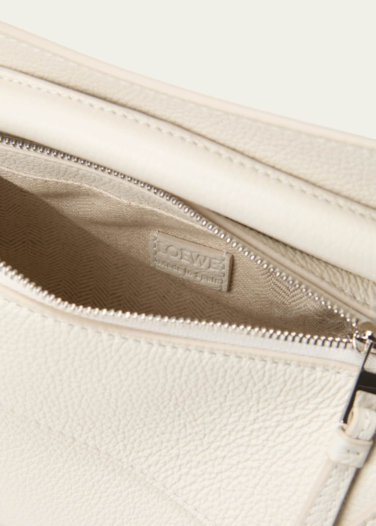 Loewe Puzzle Edge Mini Top-Handle Bag in Grained Leather Image 4 of 6