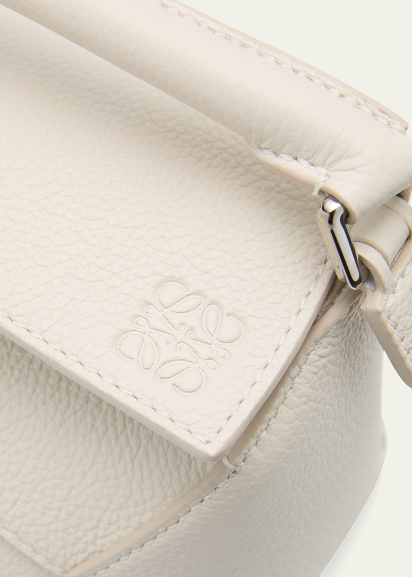 Loewe Puzzle Edge Mini Top-Handle Bag in Grained Leather Image 6 of 6