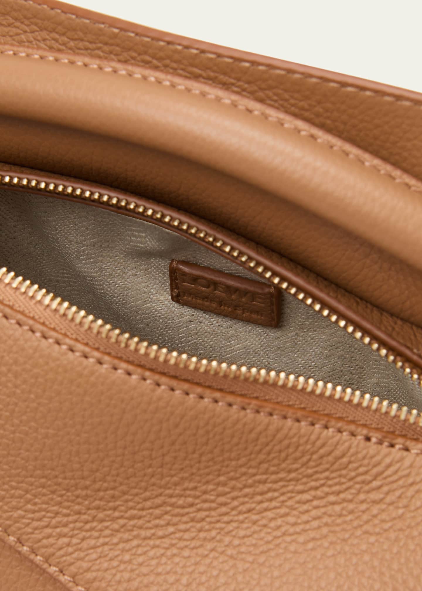 Brown Puzzle Edge leather cross-body bag, LOEWE