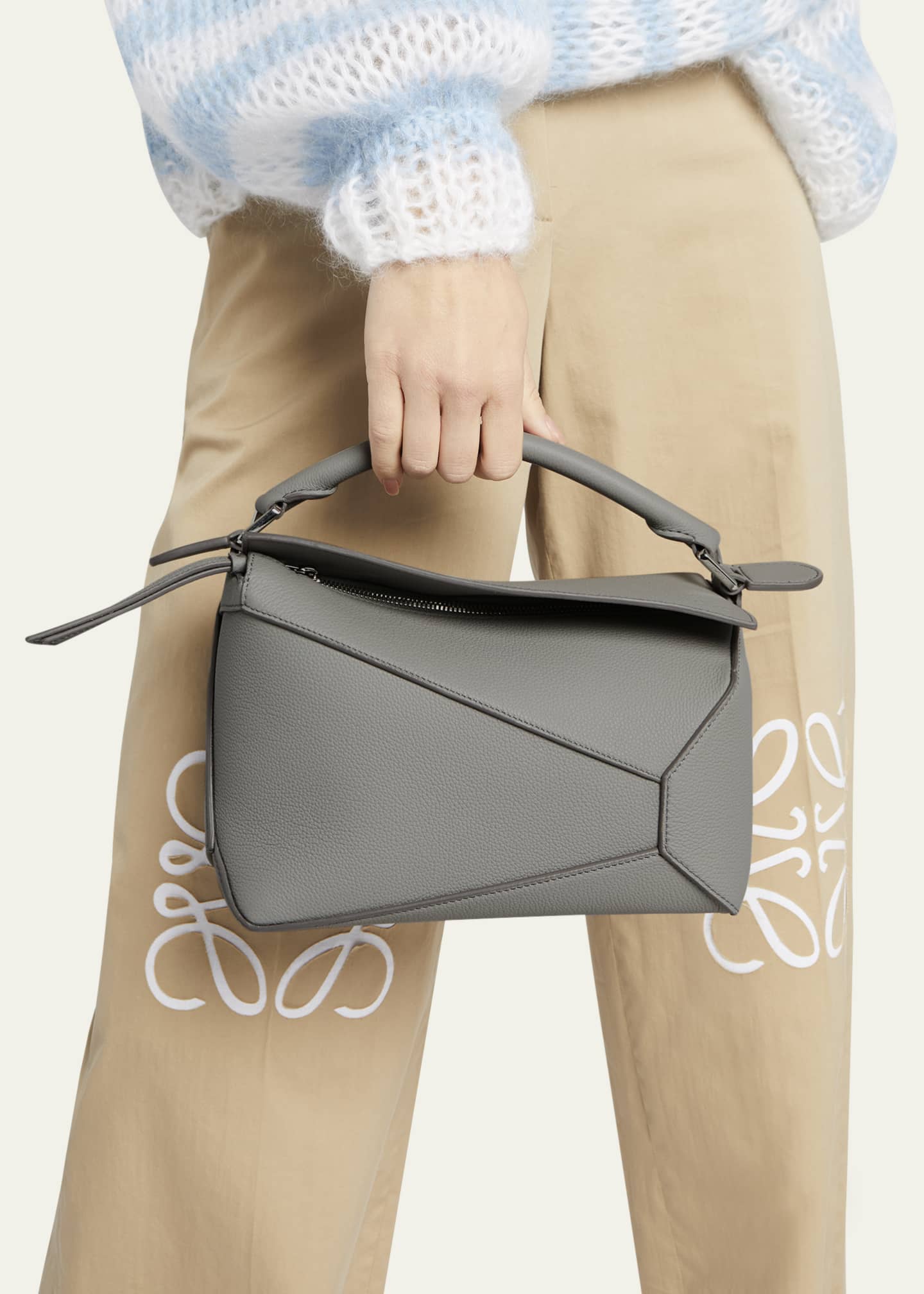 Loewe Small Puzzle Edge Leather Shoulder Bag Bergdorf Goodman