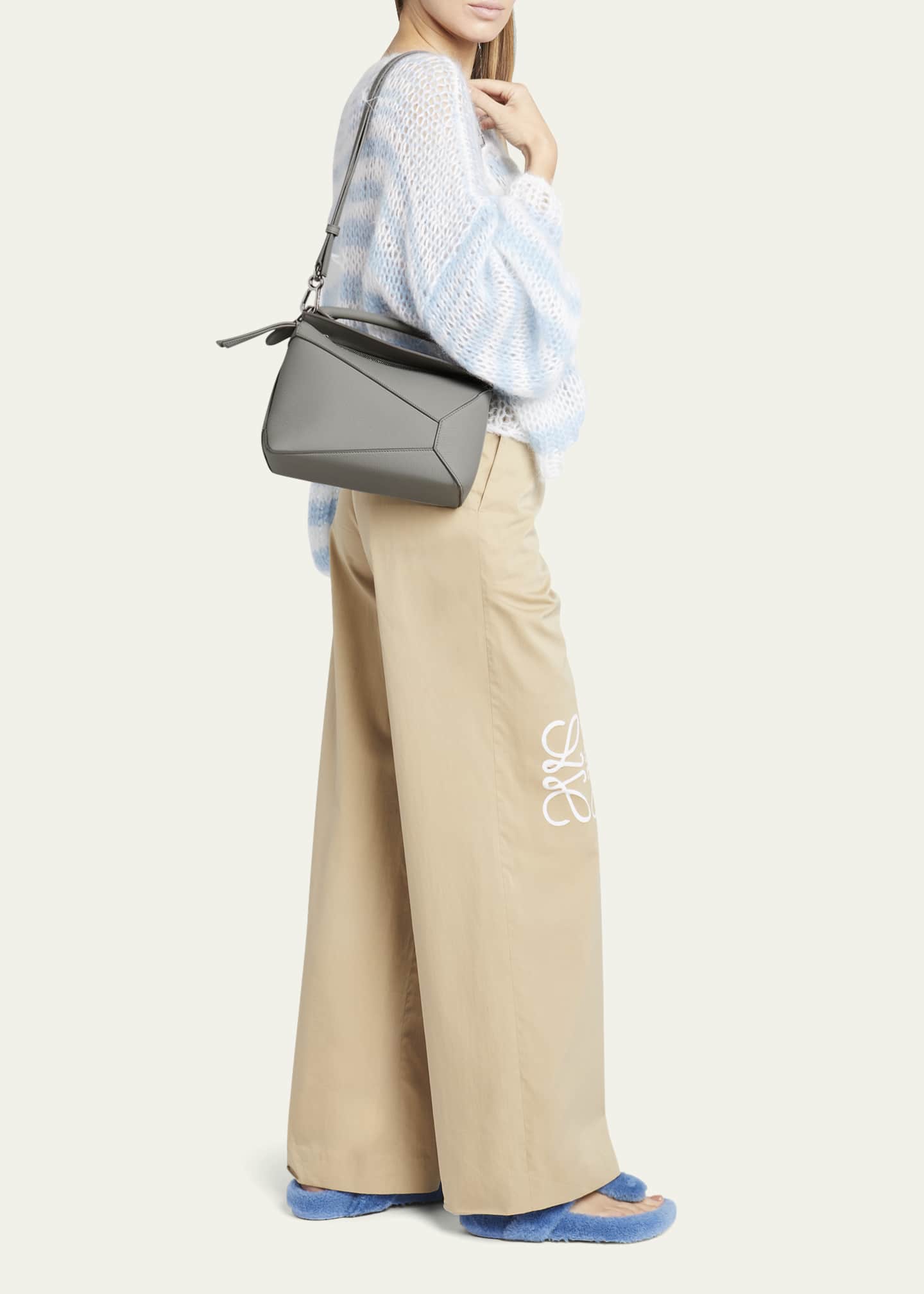 Loewe small puzzle leather bag outlet